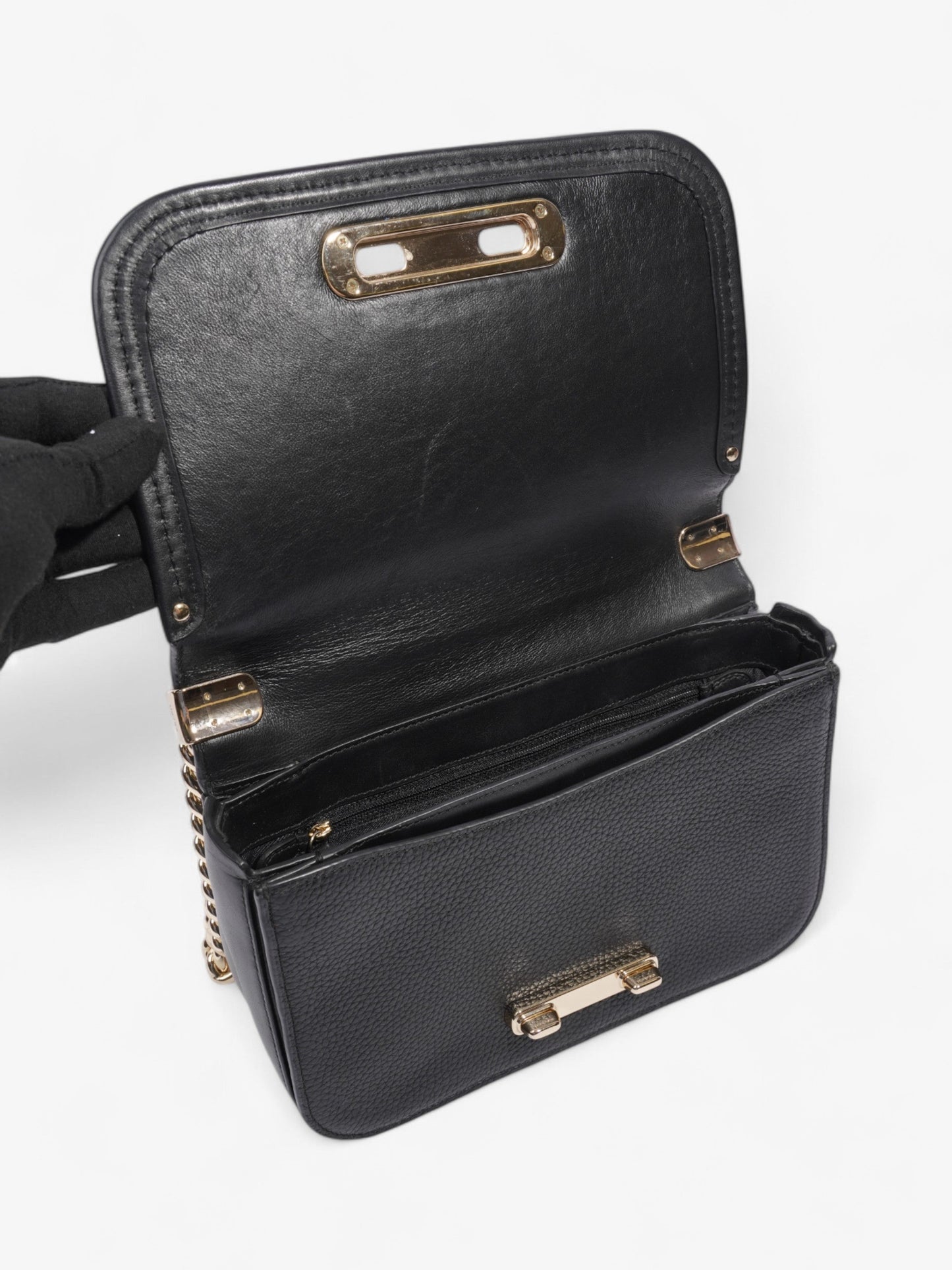 Coach Swagger Black Leather