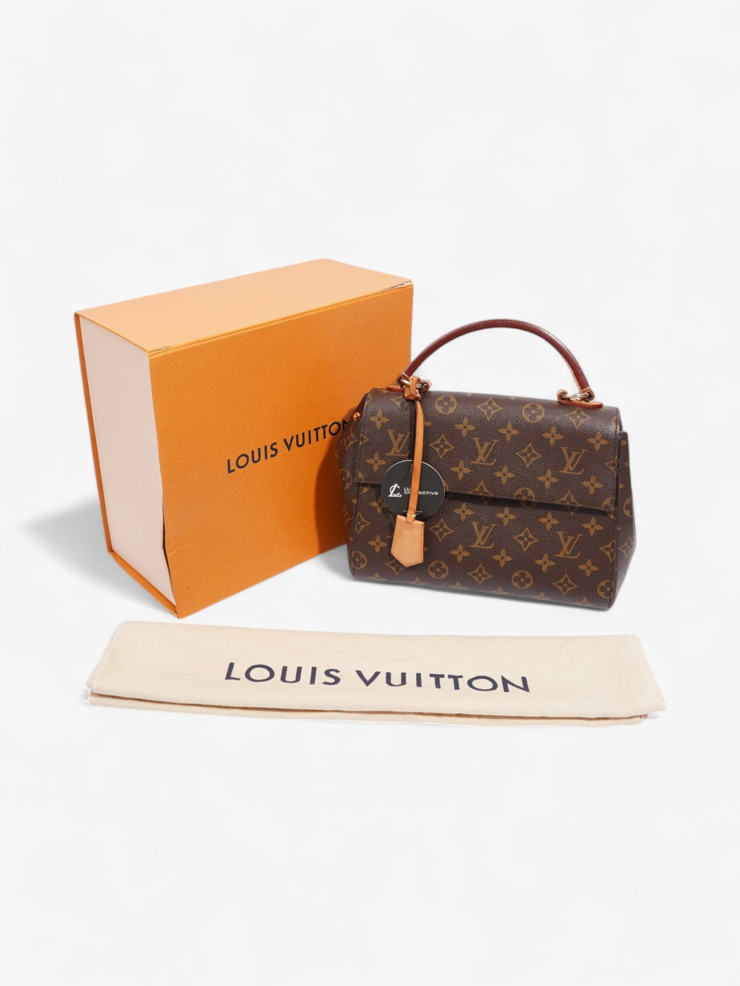 Louis Vuitton Cluny Monogram / Fuschia Coated Canvas BB