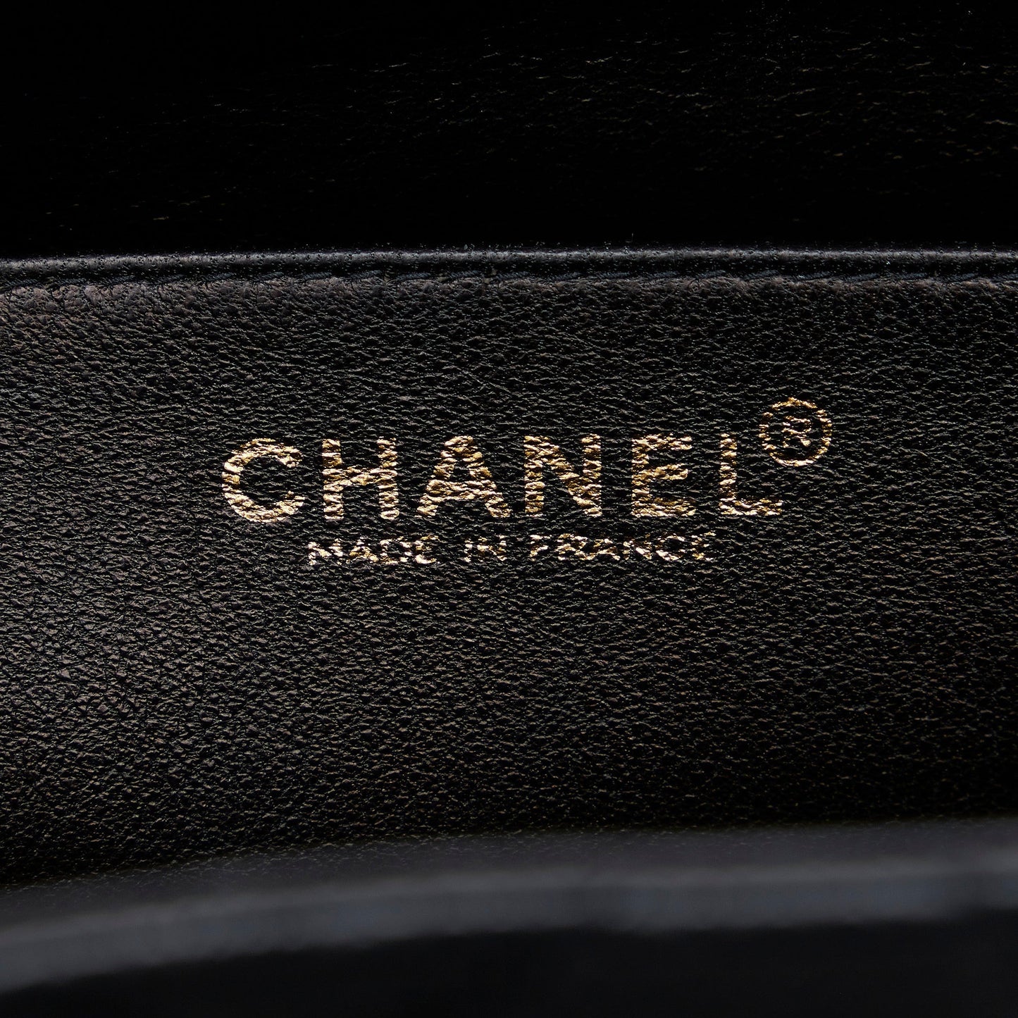 Chanel Kelly Black Caviar Gold