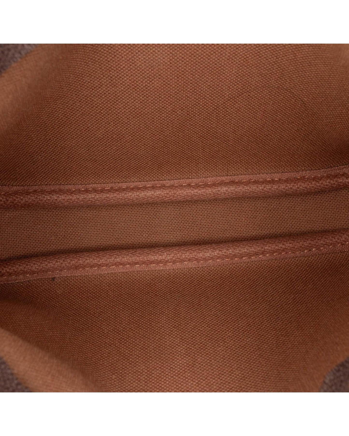 Monogram Canvas Mini Pochette with Chain Strap and Zip Closure