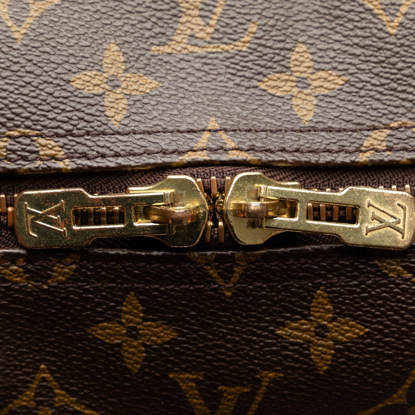 Brown Louis Vuitton Monogram Keepall 55 Travel Bag