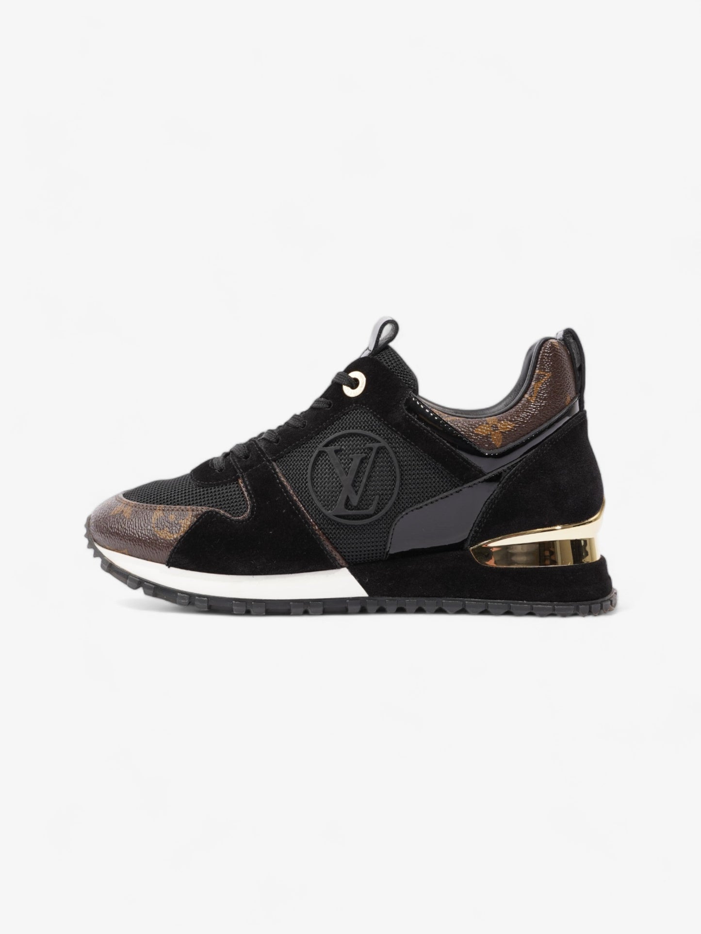 Louis Vuitton Run Away Black / Monogram Suede EU 36 UK 3
