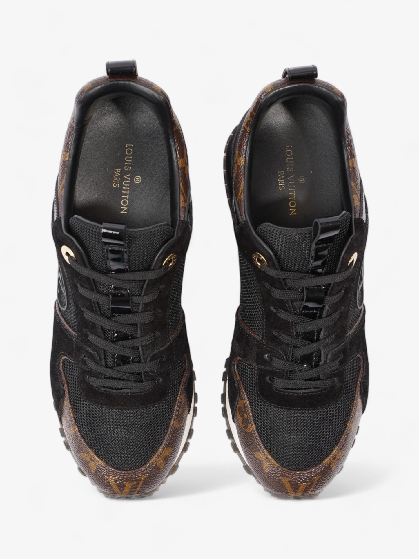 Louis Vuitton Run Away Black / Monogram Suede EU 36 UK 3