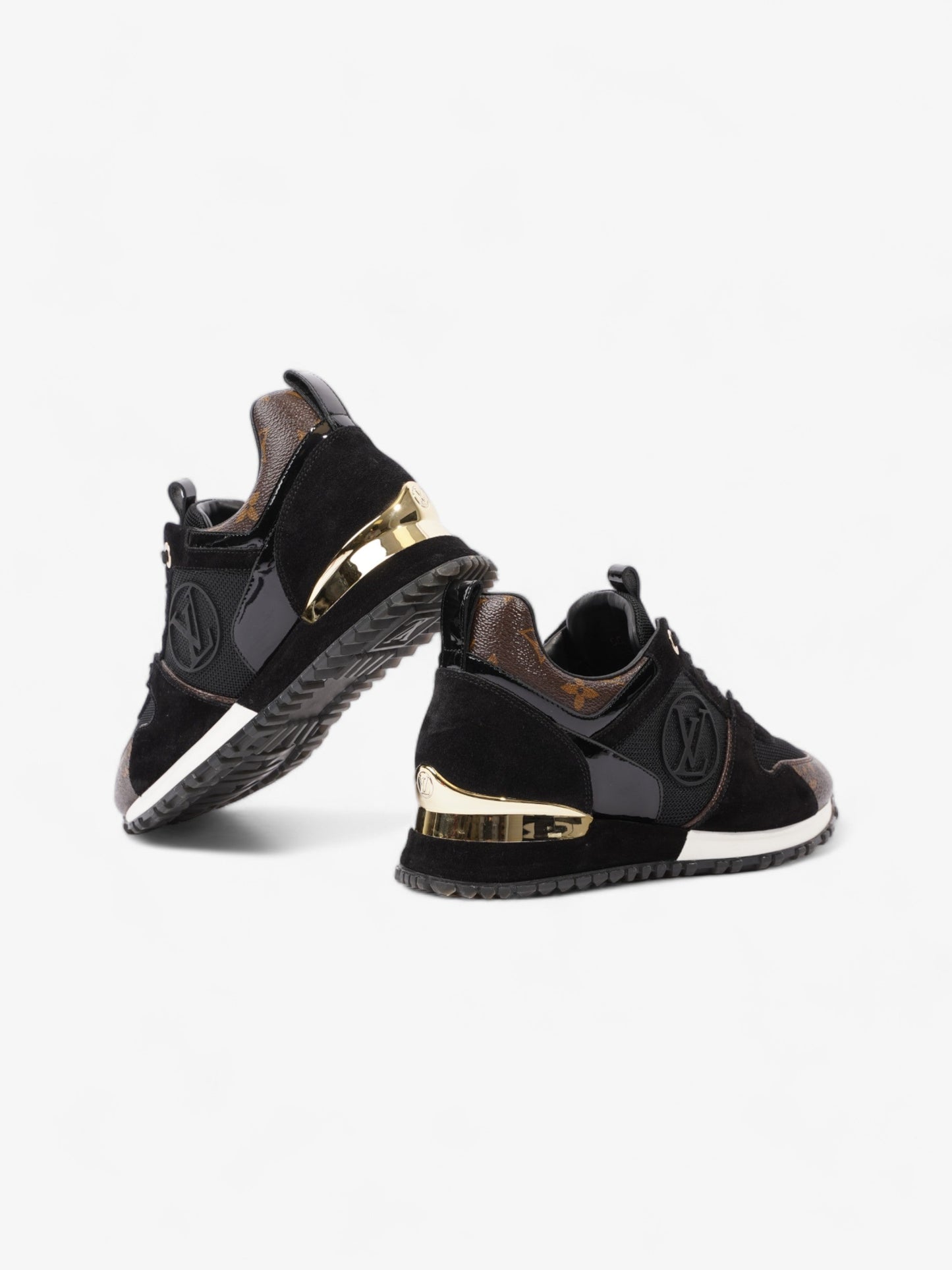 Louis Vuitton Run Away Black / Monogram Suede EU 36 UK 3
