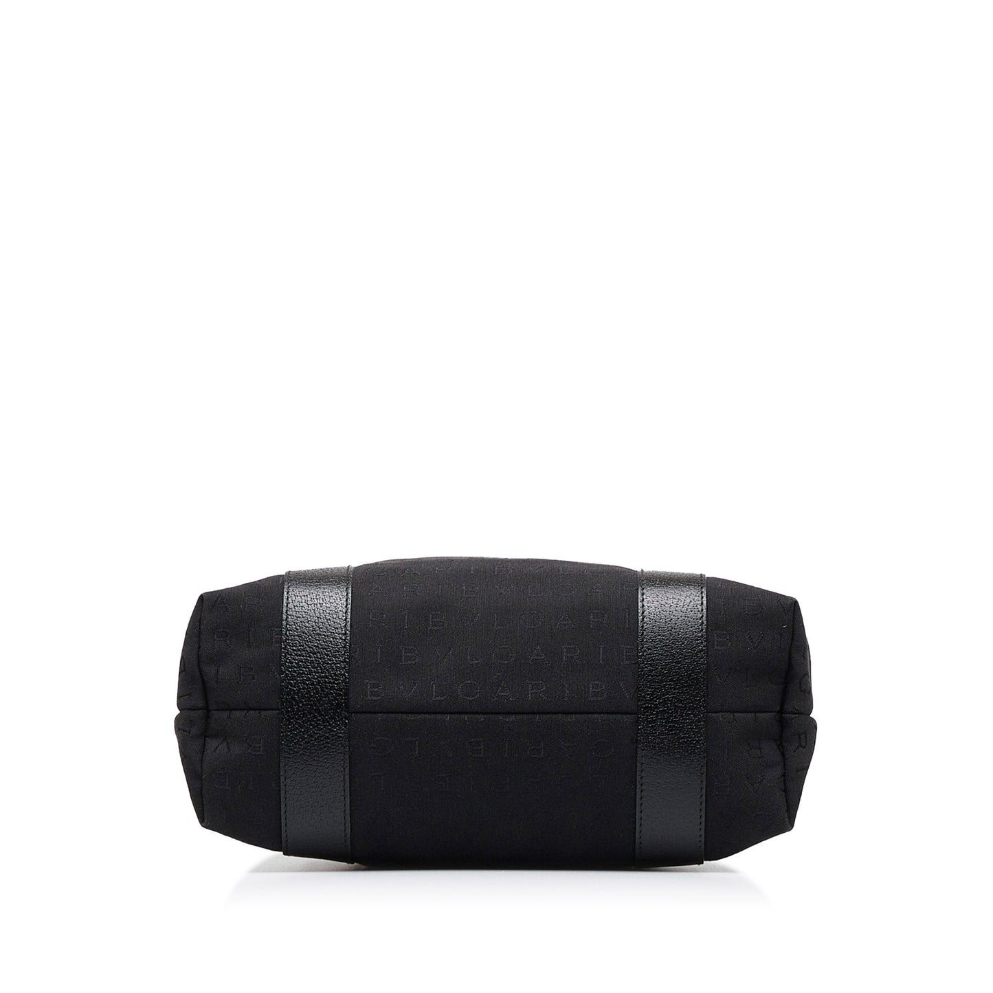 Black Bvlgari Logomania Tote