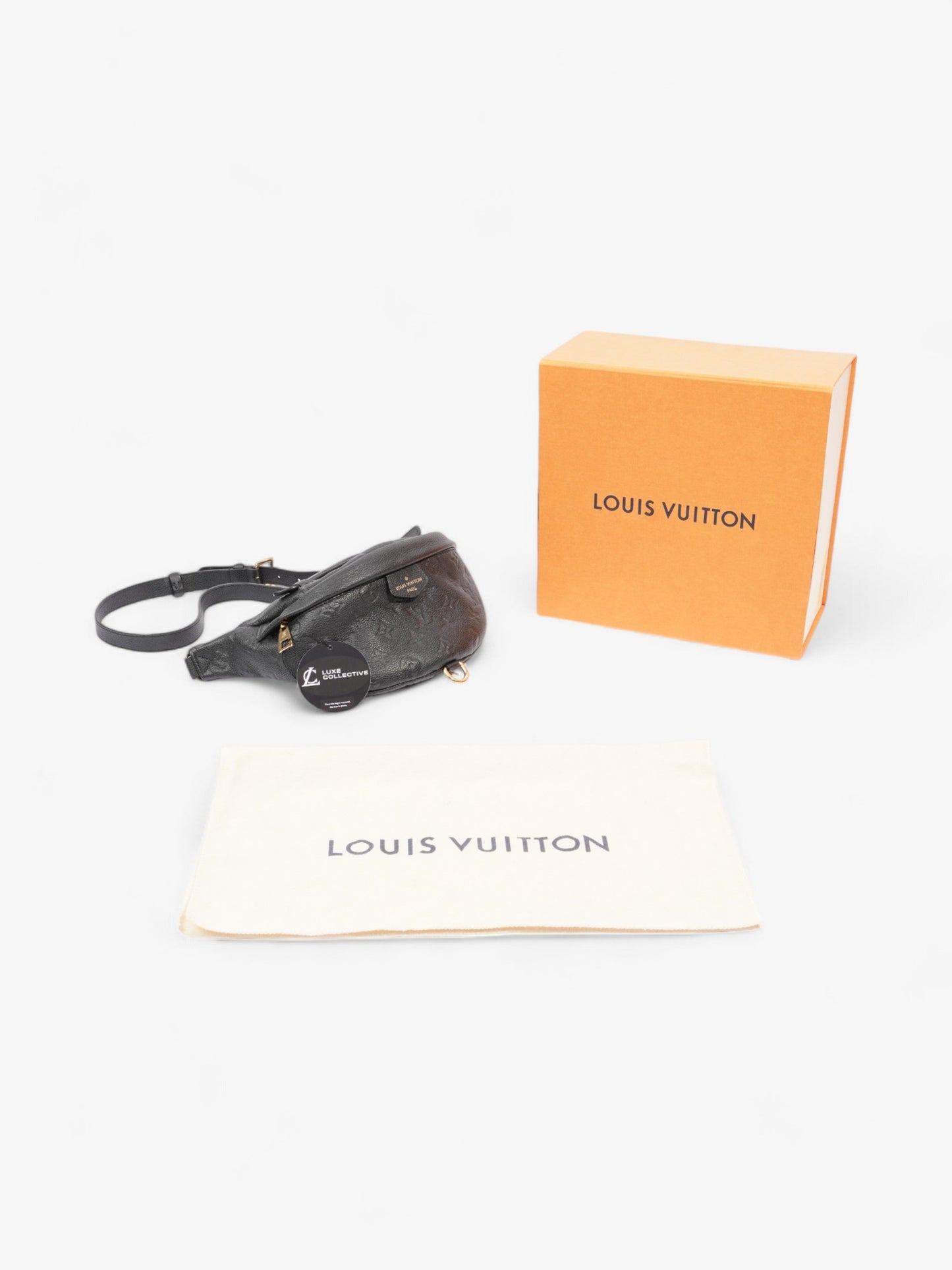 Louis Vuitton Bum Bag Black Empreinte Leather