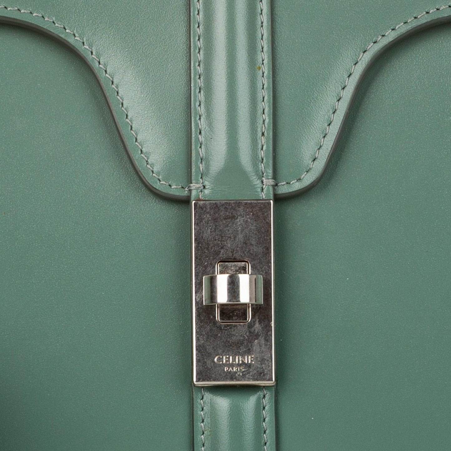 Celine 16 Leather Satchel (SHG-30823)