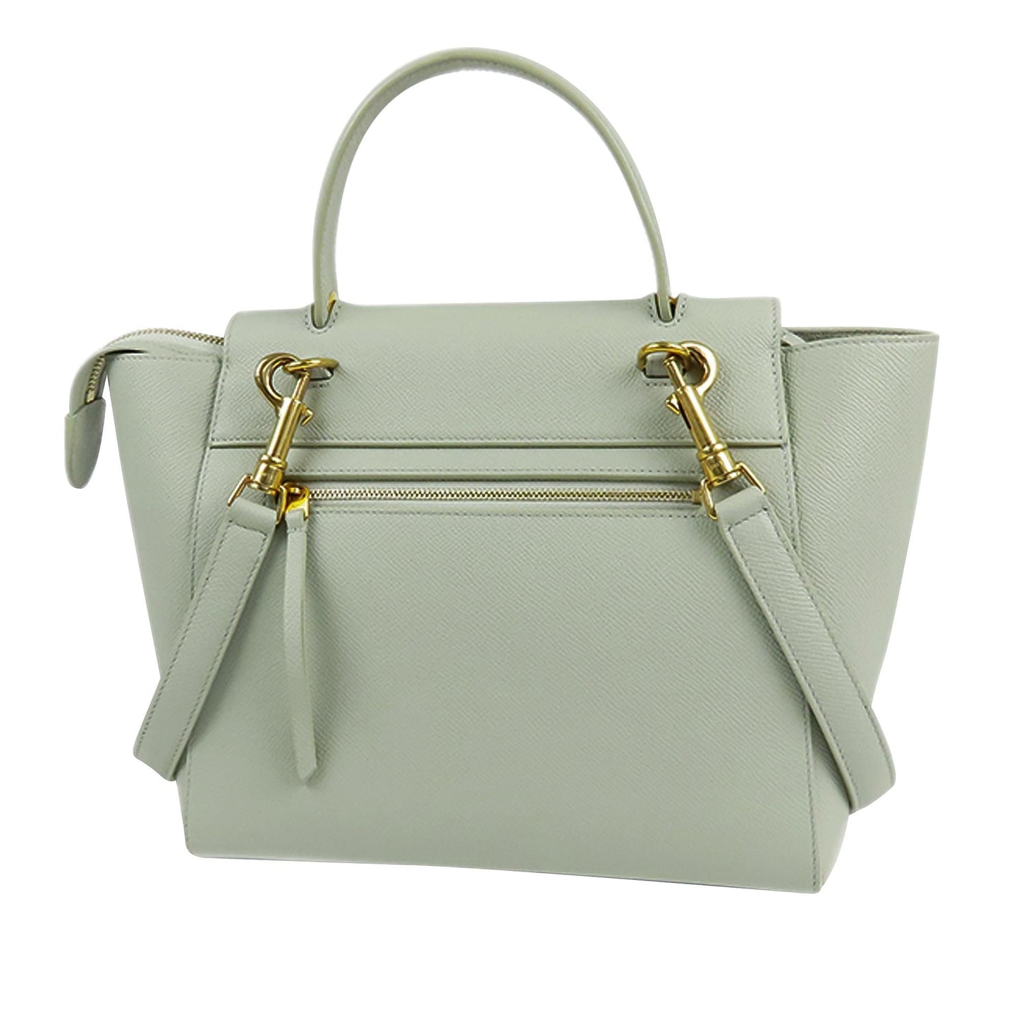 Celine Belt Leather Satchel (SHG-lrlBRV)