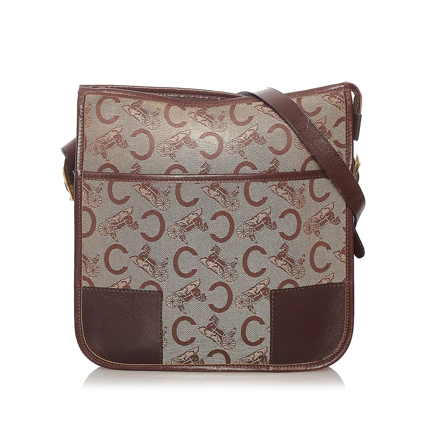 Celine C Carriage Canvas Crossbody Bag (SHG-27824)