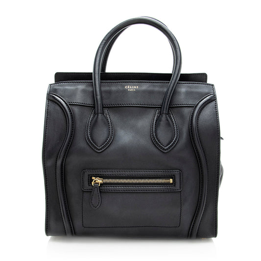 Celine Calfskin Mini Luggage Tote (SHF-19386)
