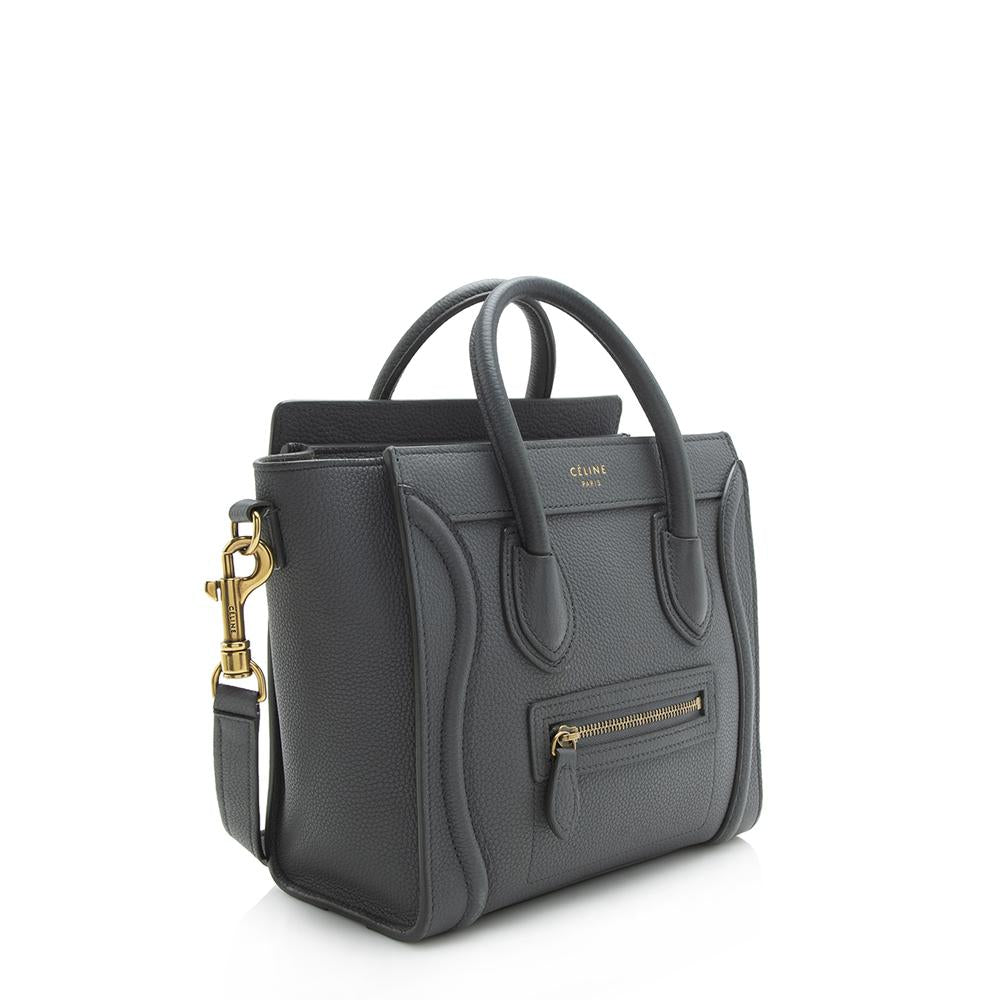 Celine Calfskin Nano Luggage Tote (SHF-12257)