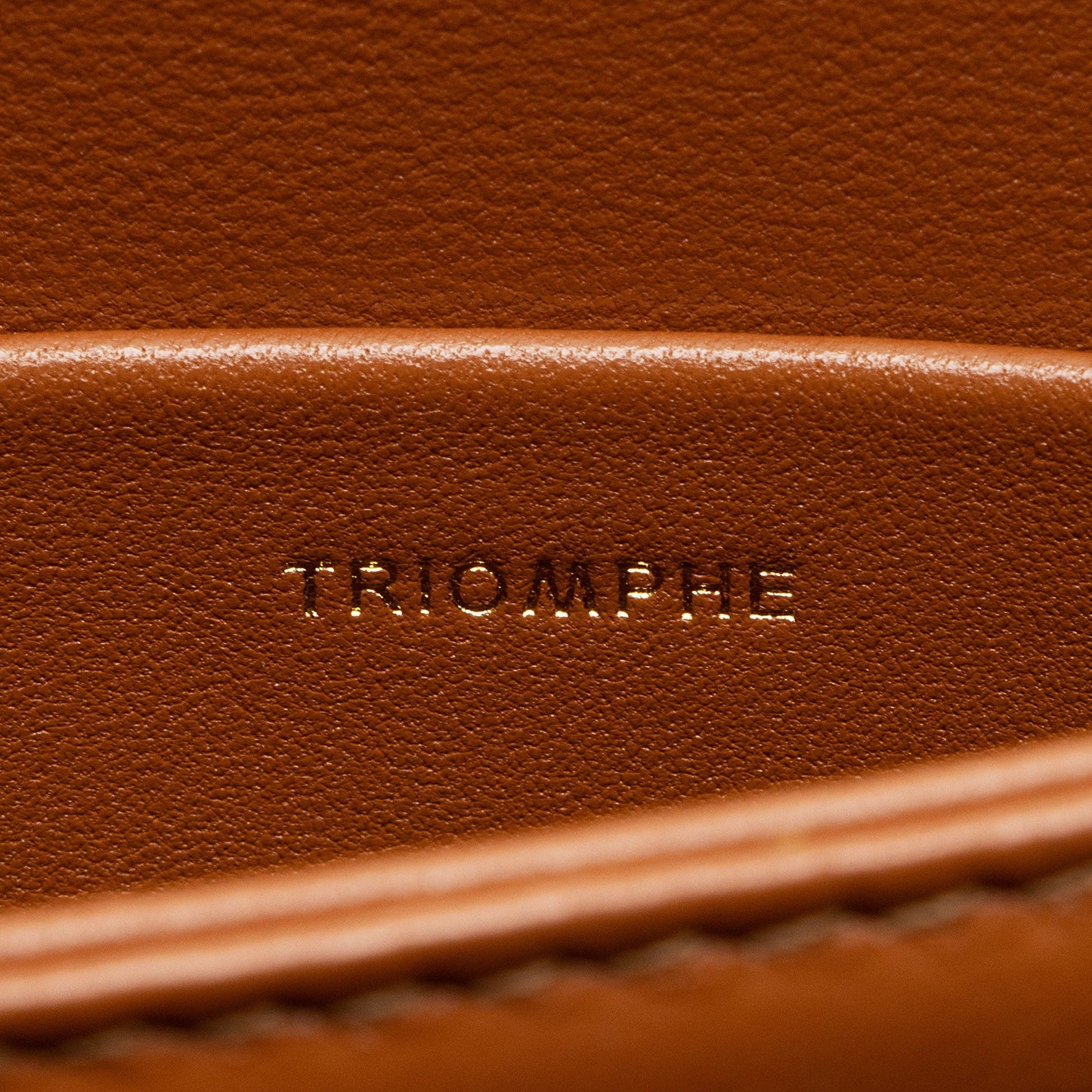 Celine Textile Calfskin Triomphe Teen Shoulder Bag (SHF-JW3M7k)