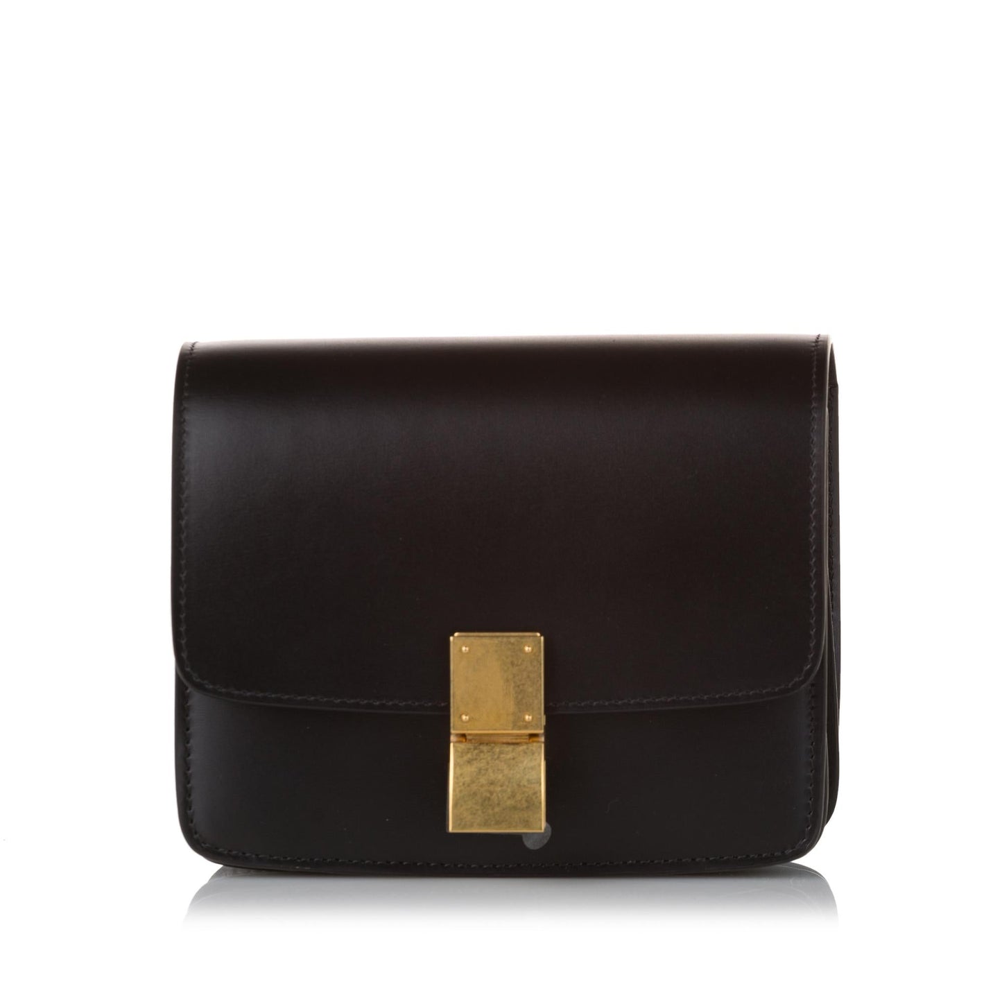 Celine Classic Box Small Leather Crossbody Bag (SHG-xZ7ige)