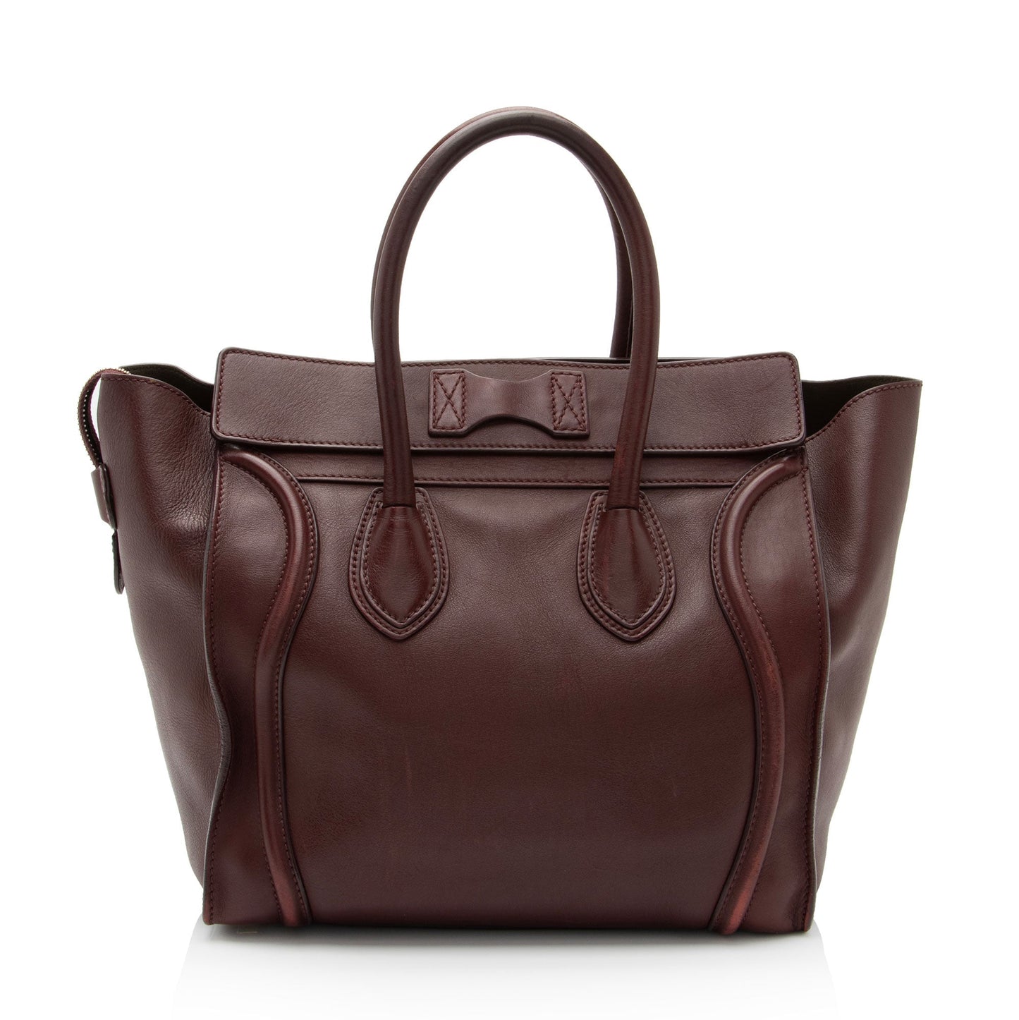 Celine Drummed Calfskin Mini Luggage Tote (SHF-20CRG5)