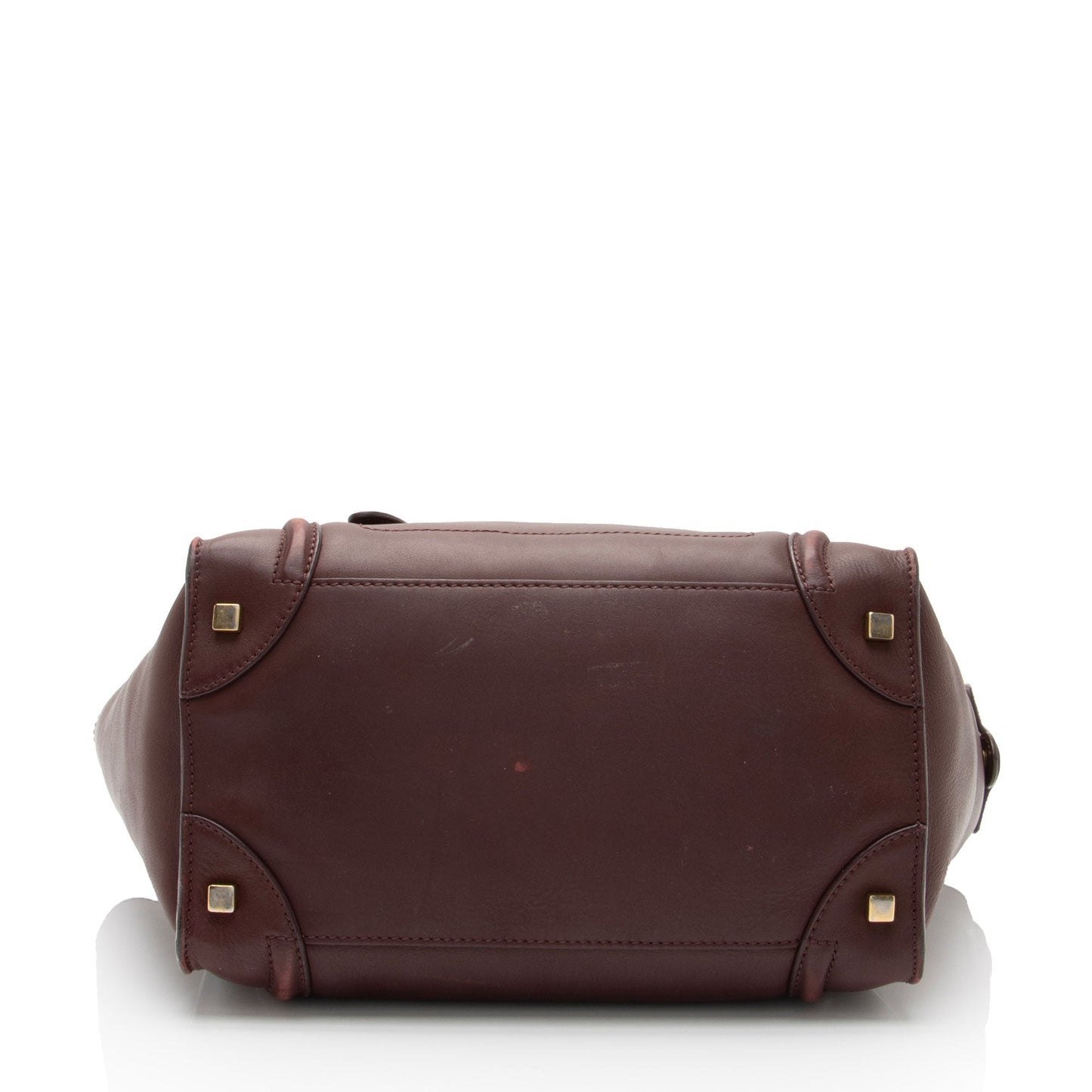 Celine Drummed Calfskin Mini Luggage Tote (SHF-20CRG5)