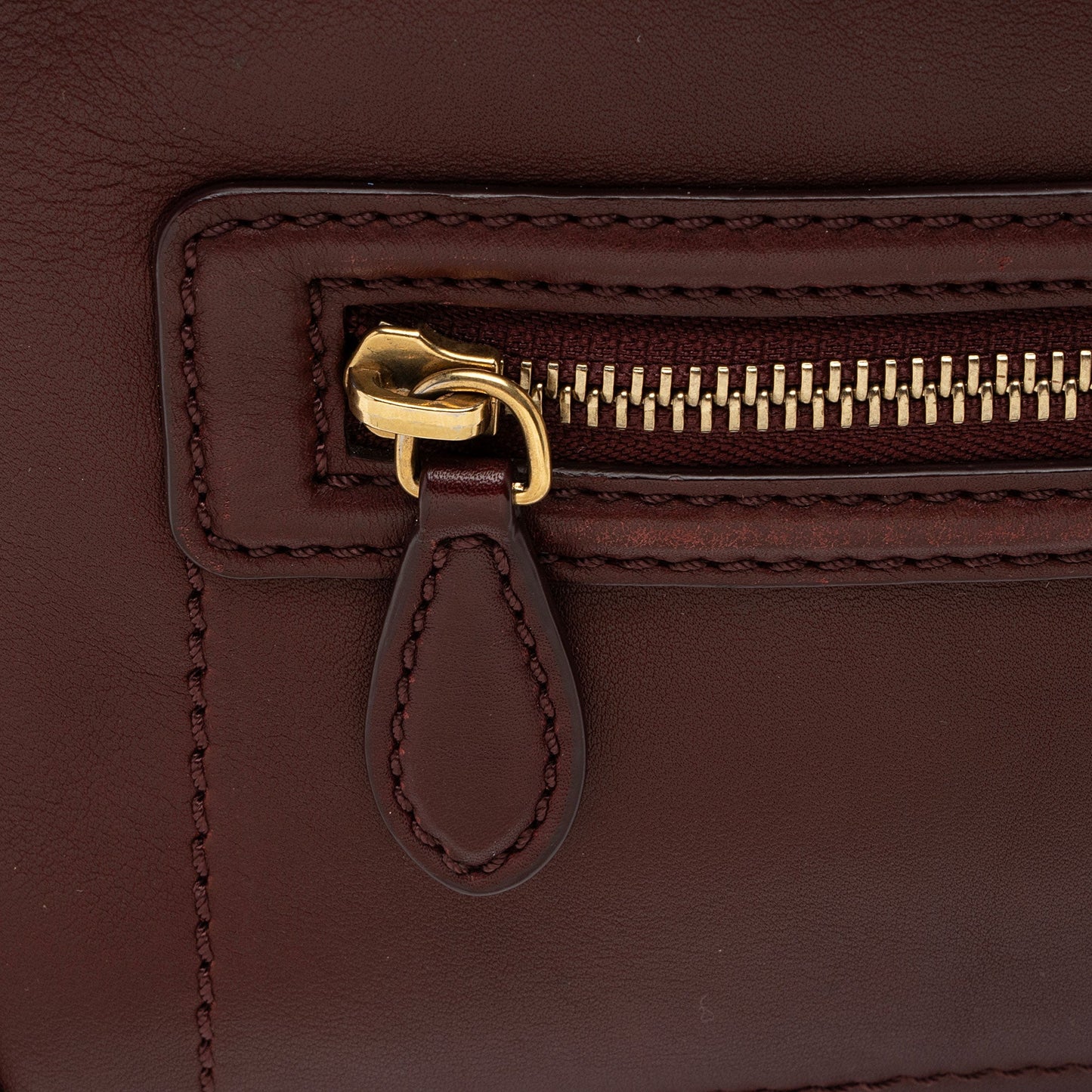 Celine Drummed Calfskin Mini Luggage Tote (SHF-20CRG5)