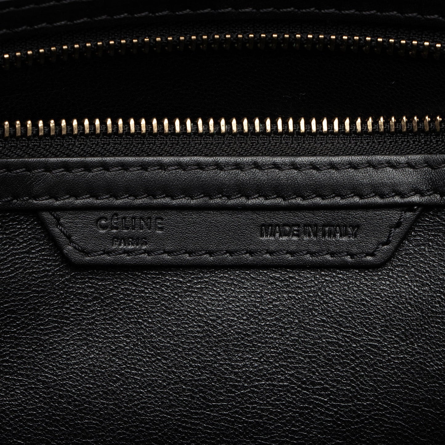 Celine Drummed Calfskin Mini Luggage Tote (SHF-emBVnY)