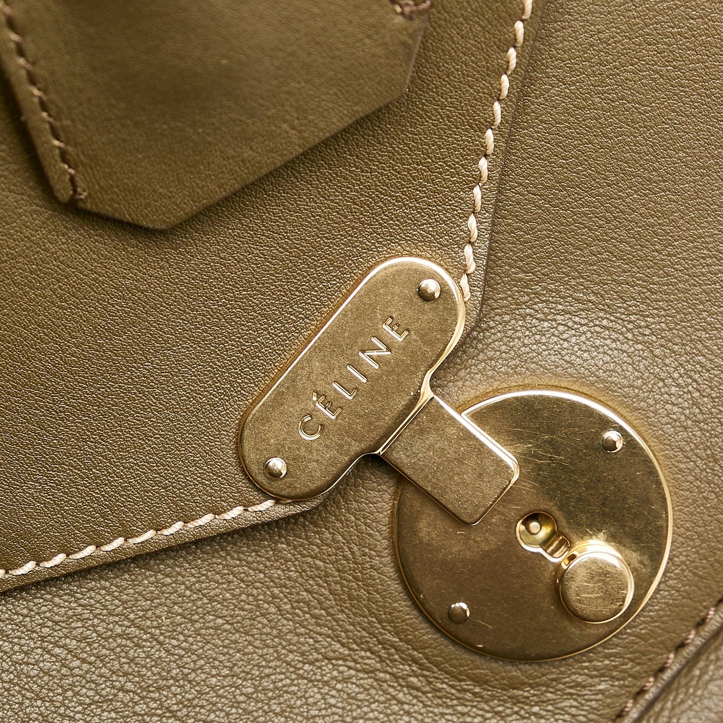 Celine Envelope Luggage Tote Leather Handbag (SHG-30073)
