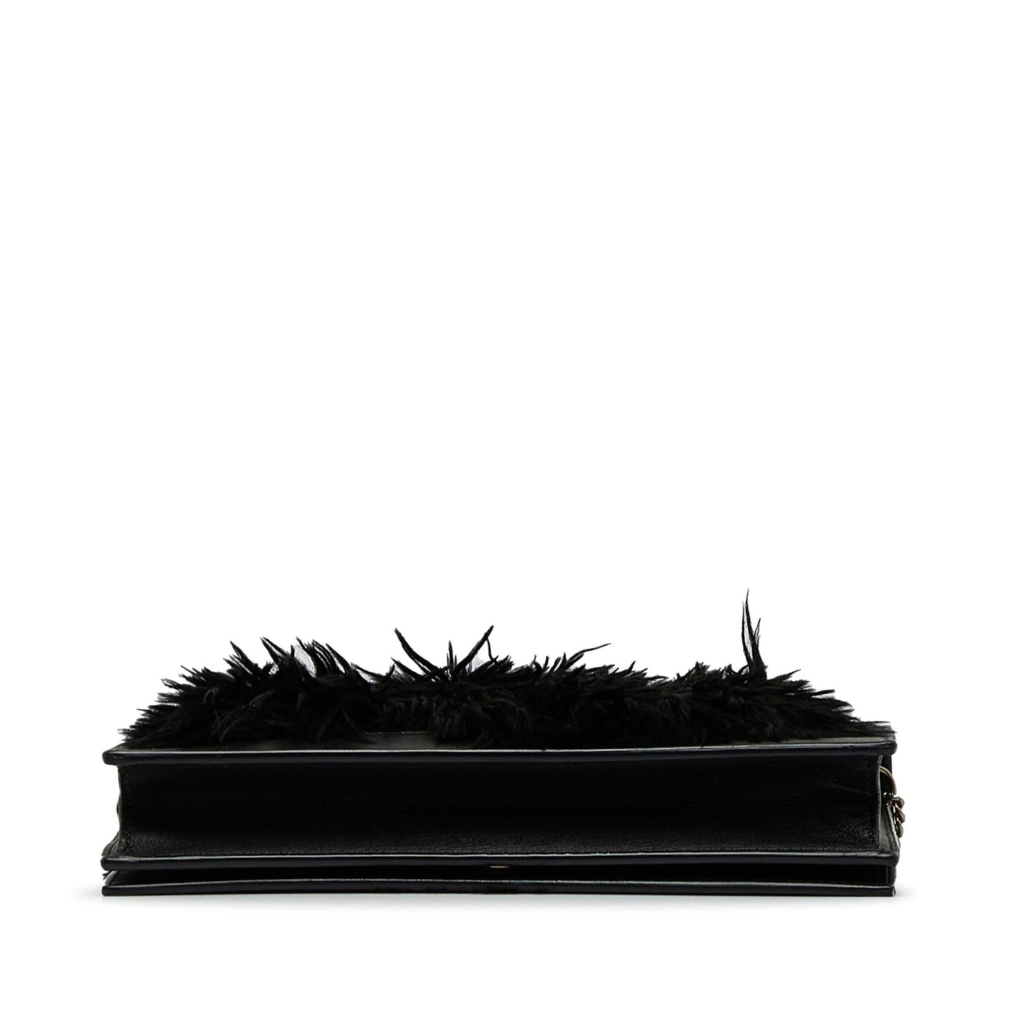 Celine Fur-Trim Frame Crossbody Bag (SHG-kW7lt6)