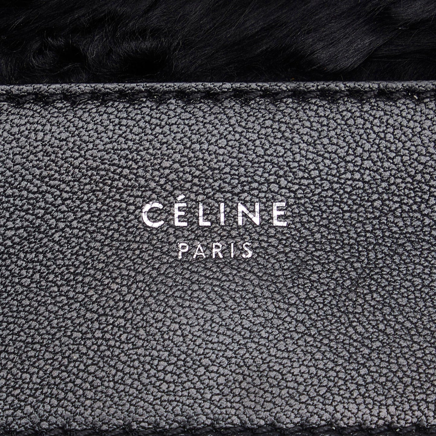 Celine Fur-Trim Frame Crossbody Bag (SHG-kW7lt6)