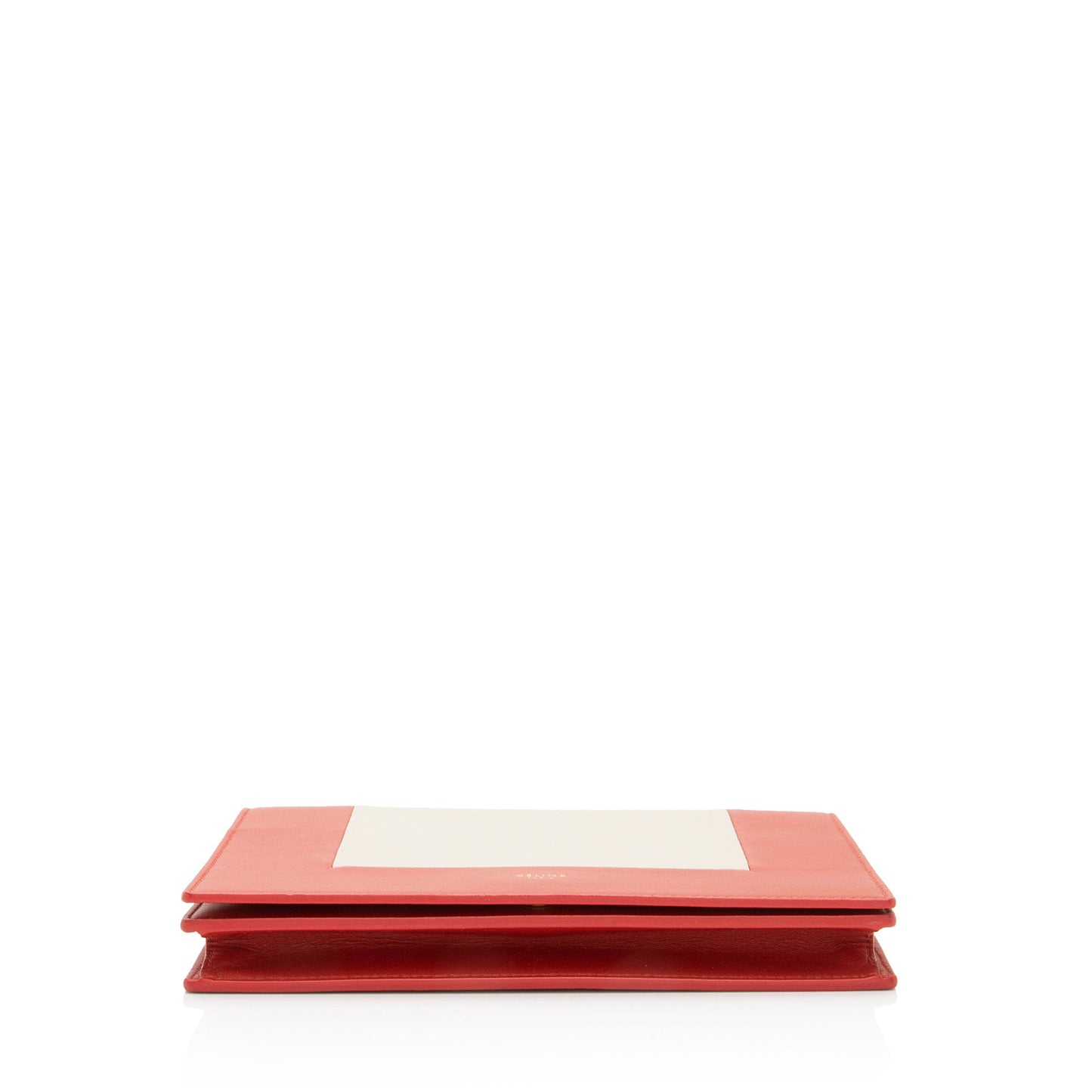 Celine Lambskin Frame Evening Clutch on Chain (SHF-rUHcBH)