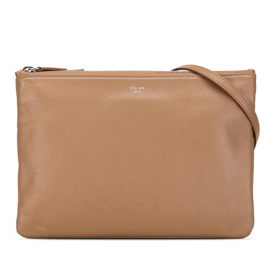 Celine Large Leather Trio Crossbody Bag (SHG-HCXKFX)