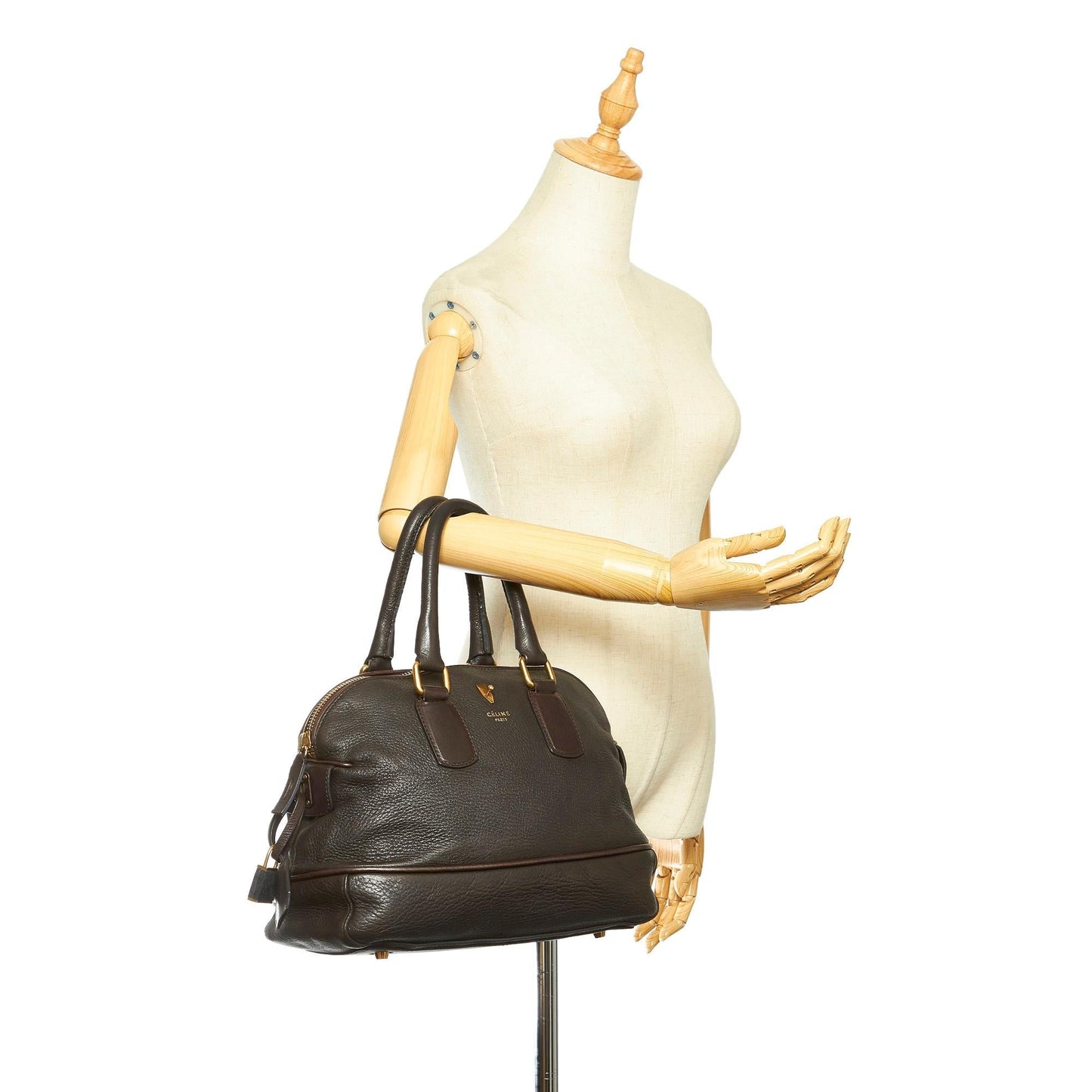 Celine Leather Handbag (SHG-23881)