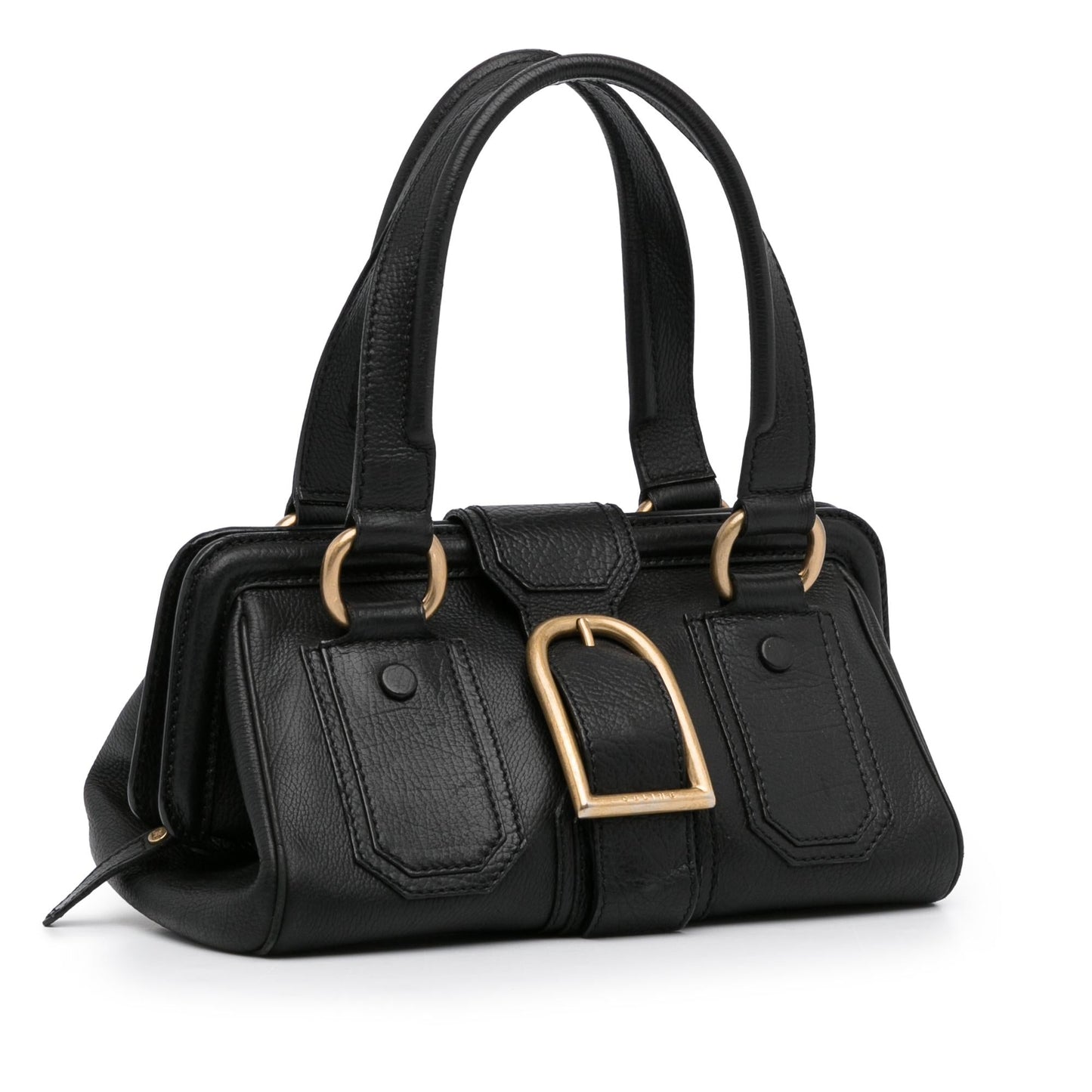 Celine Leather Handbag (SHG-vNTuaf)