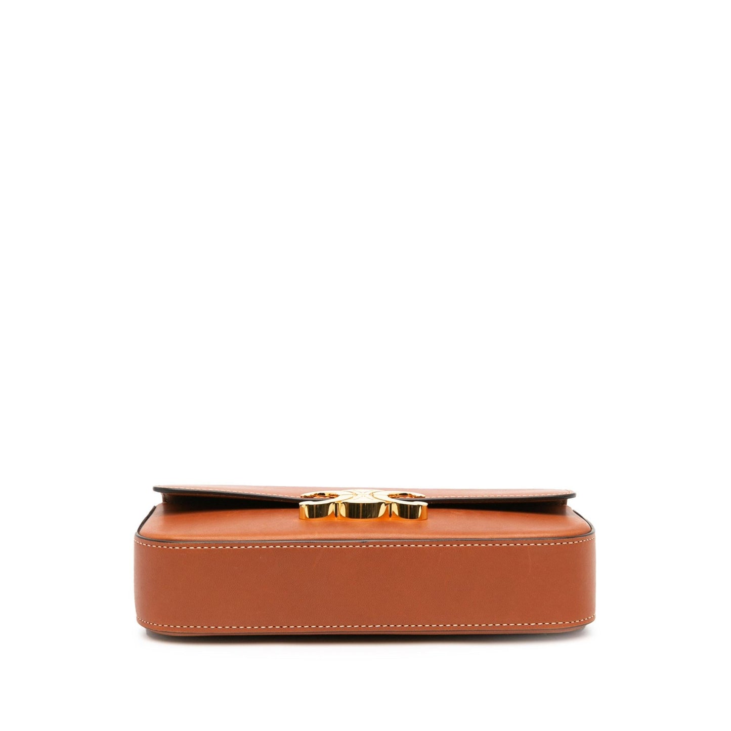 Celine Leather Triomphe Claude Shoulder Bag (SHG-YzdnHf)