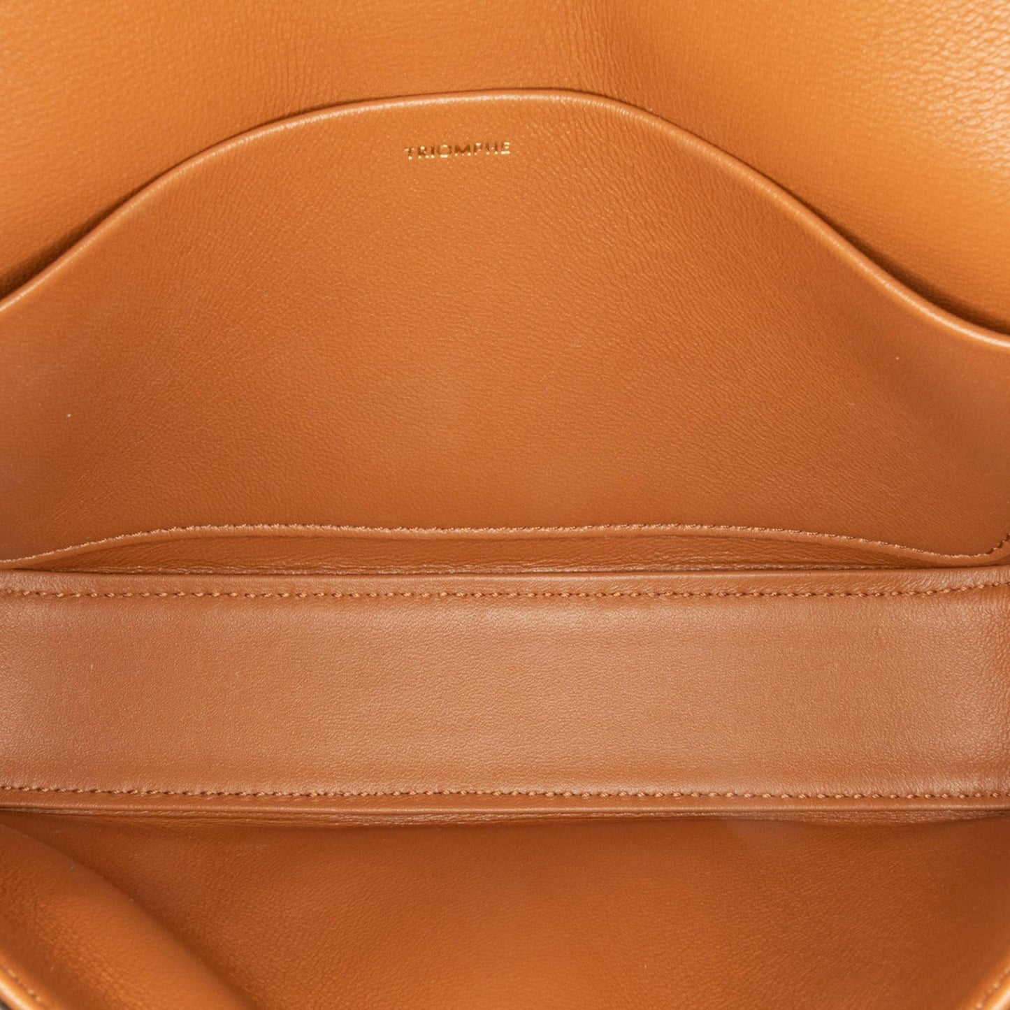 Celine Leather Triomphe Claude Shoulder Bag (SHG-YzdnHf)