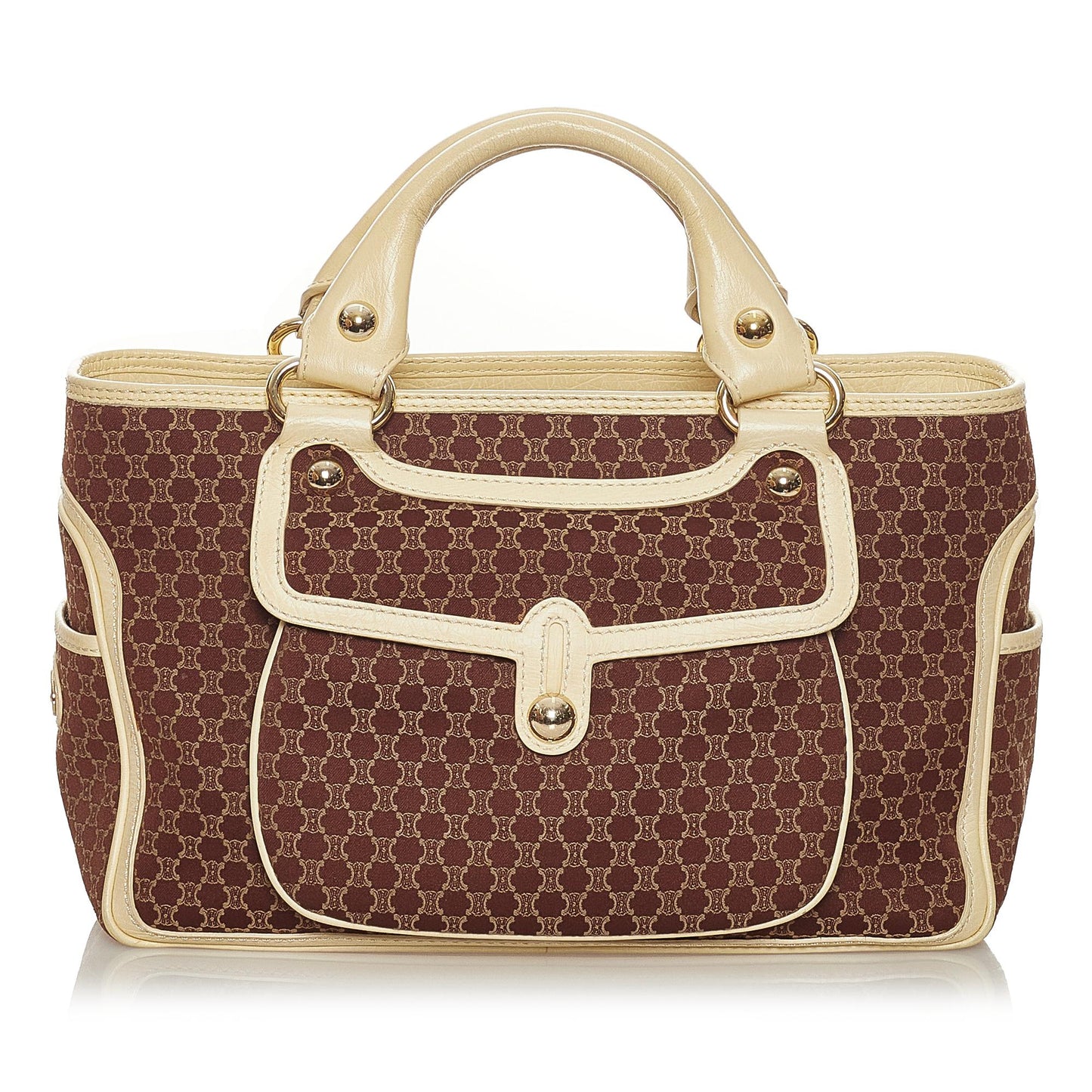Celine Macadam Boogie Canvas Handbag (SHG-36208)