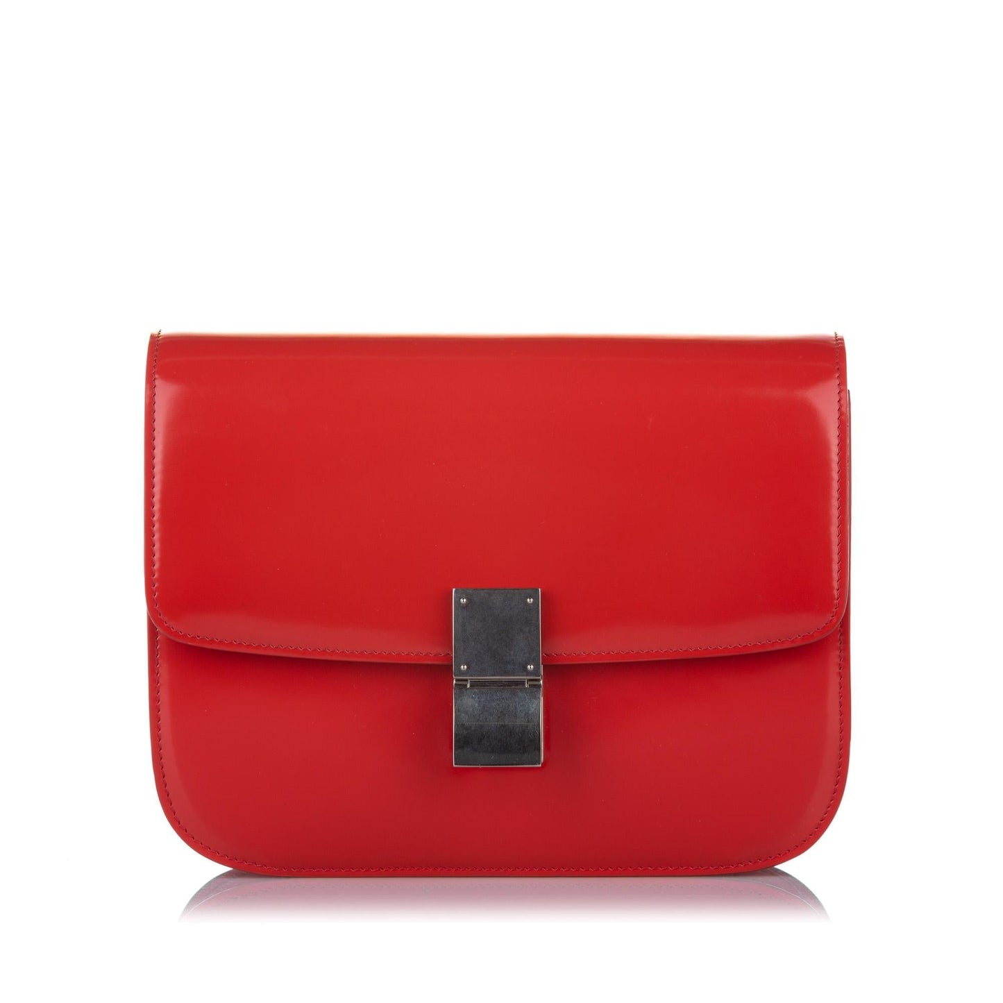Celine Medium Classic Box Leather Crossbody Bag (SHG-25273)