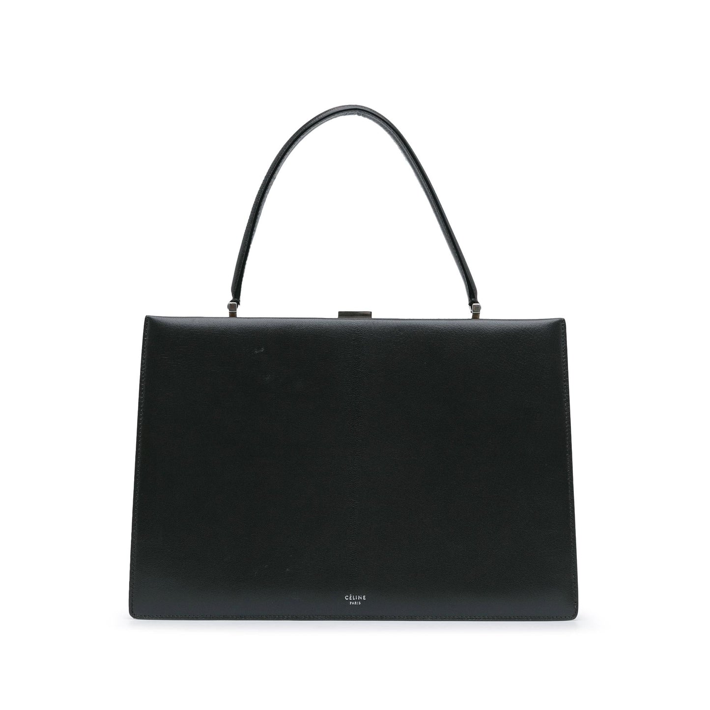 Celine Medium Leather Clasp Bag (SHG-J1VgUz)