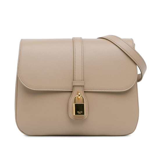 Celine Medium Leather Tabou Crossbody (SHG-crepzX)