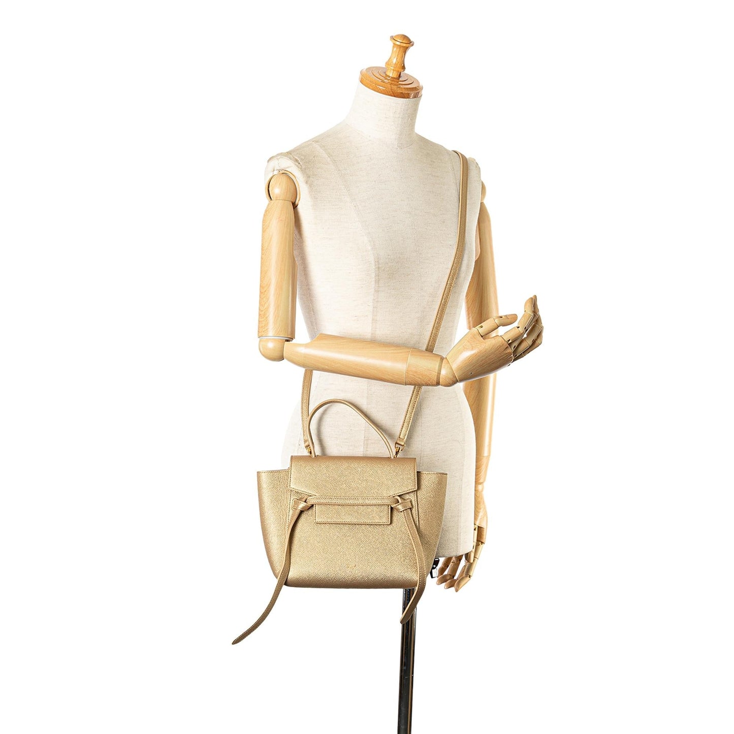 Celine Micro Leather Belt Satchel (SHG-THJOUi)
