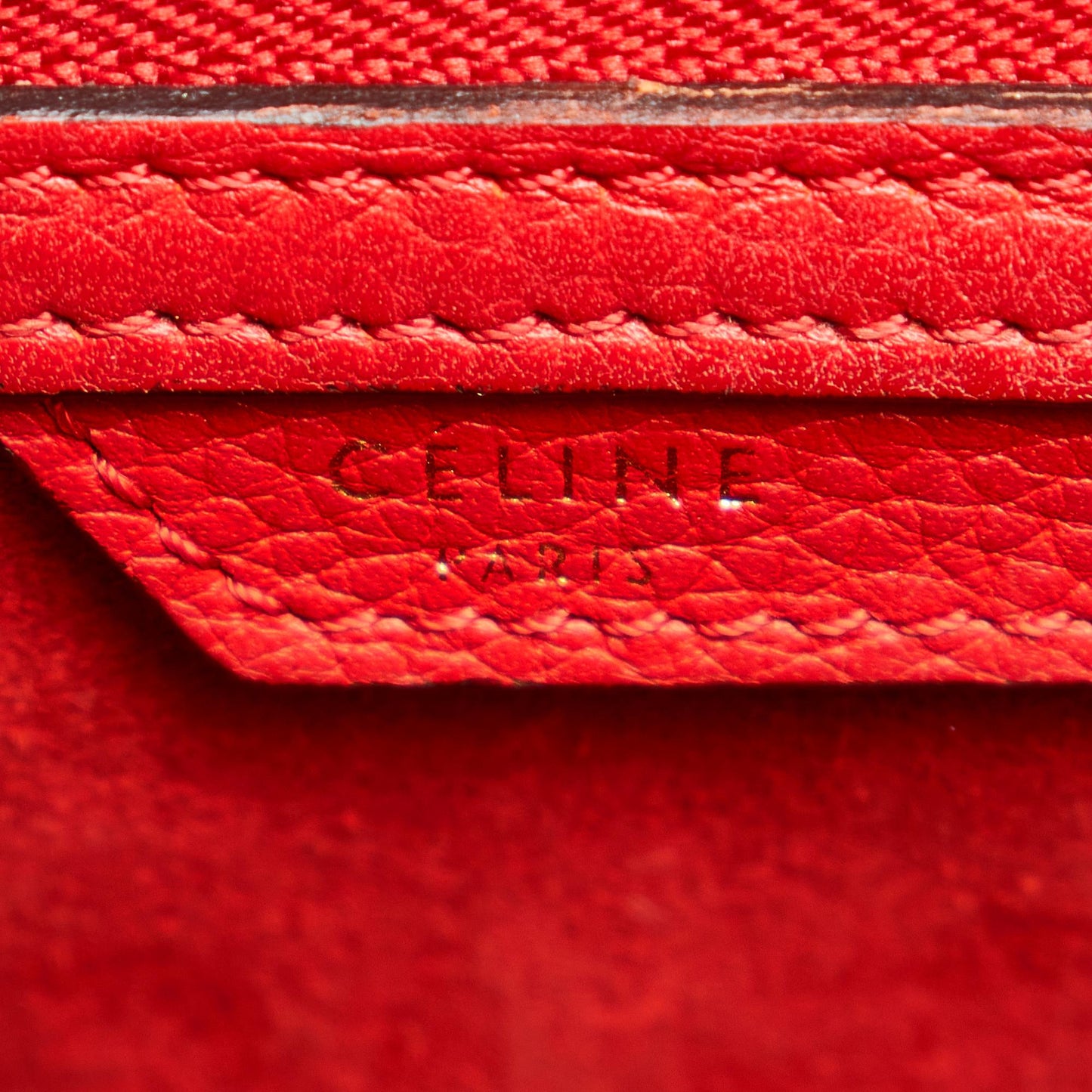 Celine Micro Luggage Leather Handbag (SHG-27191)