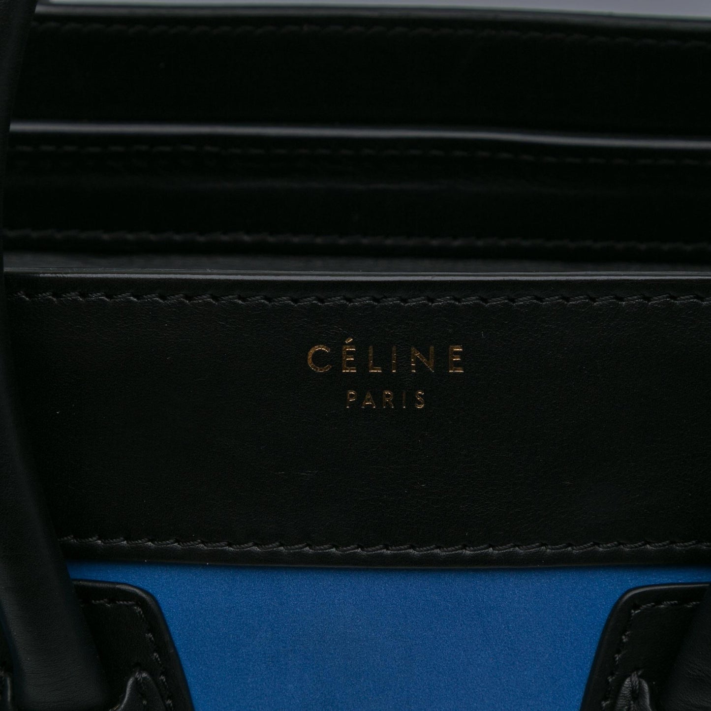 Celine Micro Tricolor Luggage Tote (SHG-oH1S4a)