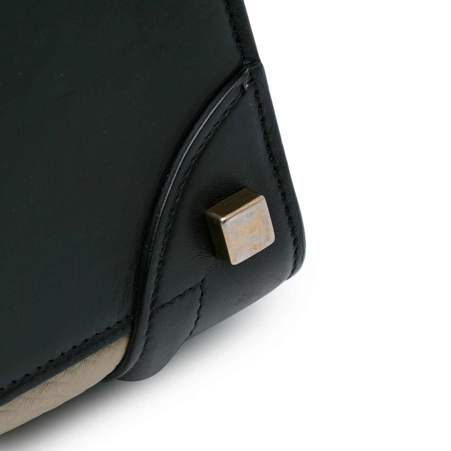 Celine Micro Tricolor Luggage Tote (SHG-d2EgSk)