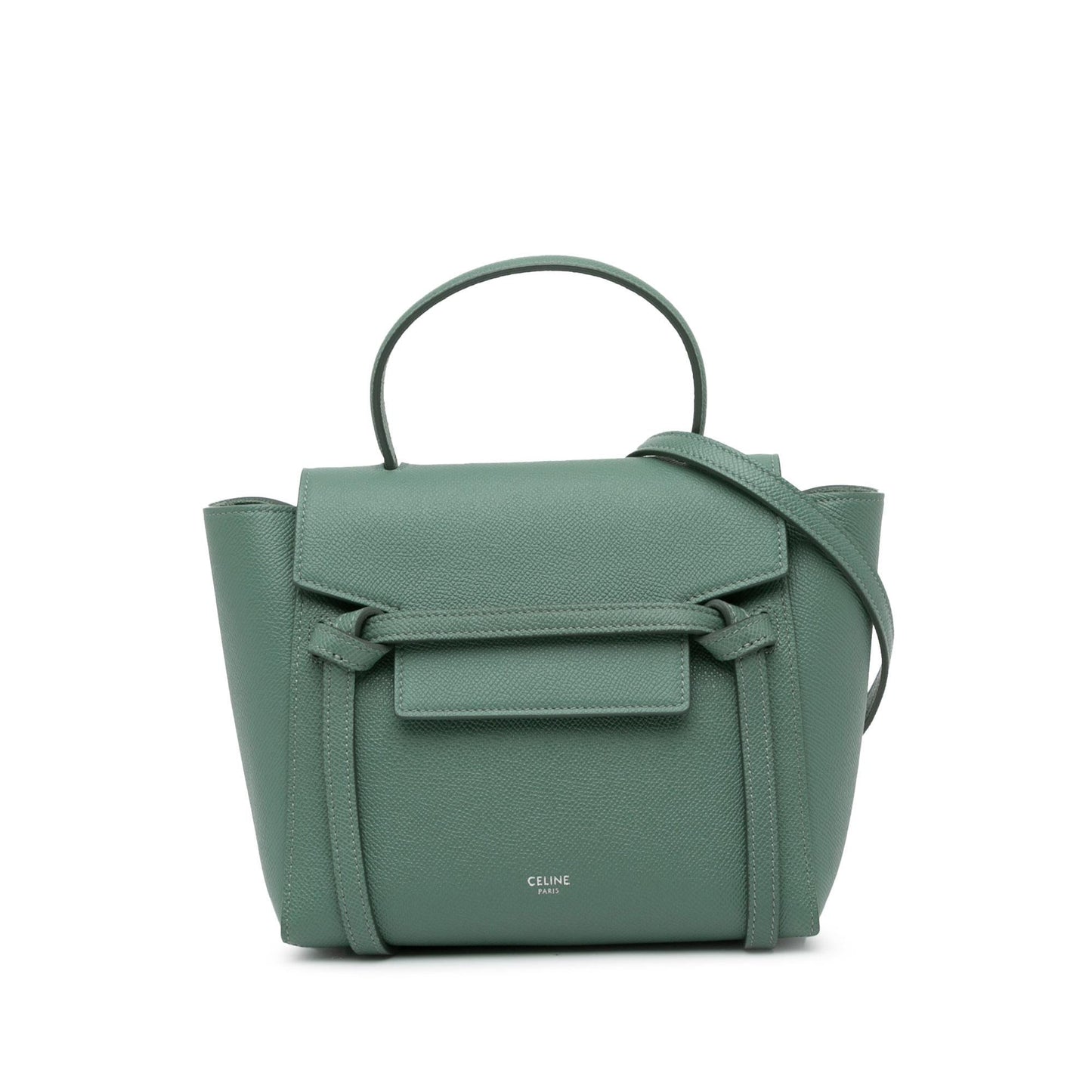 Celine Nano Leather Belt Satchel (SHG-DYRpoN)