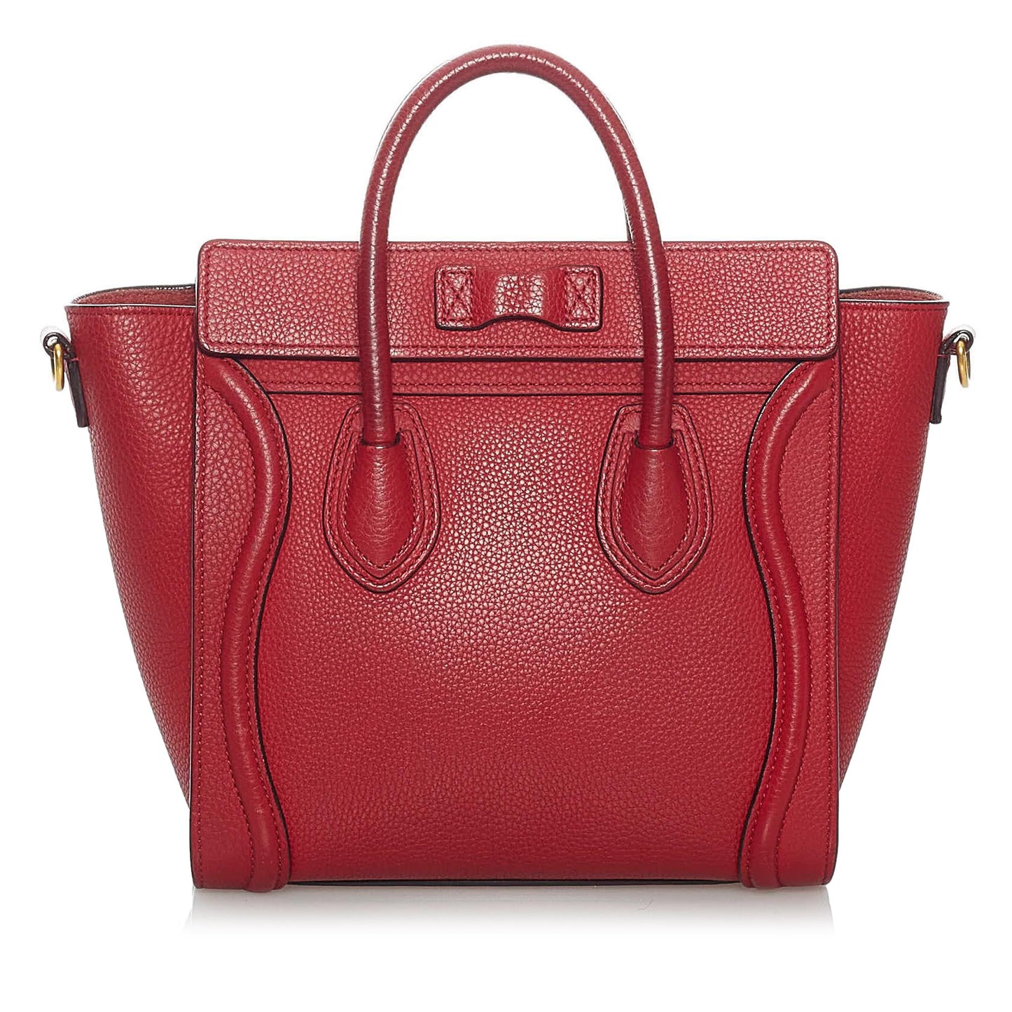 Celine Nano Luggage Leather Satchel (SHG-30150)
