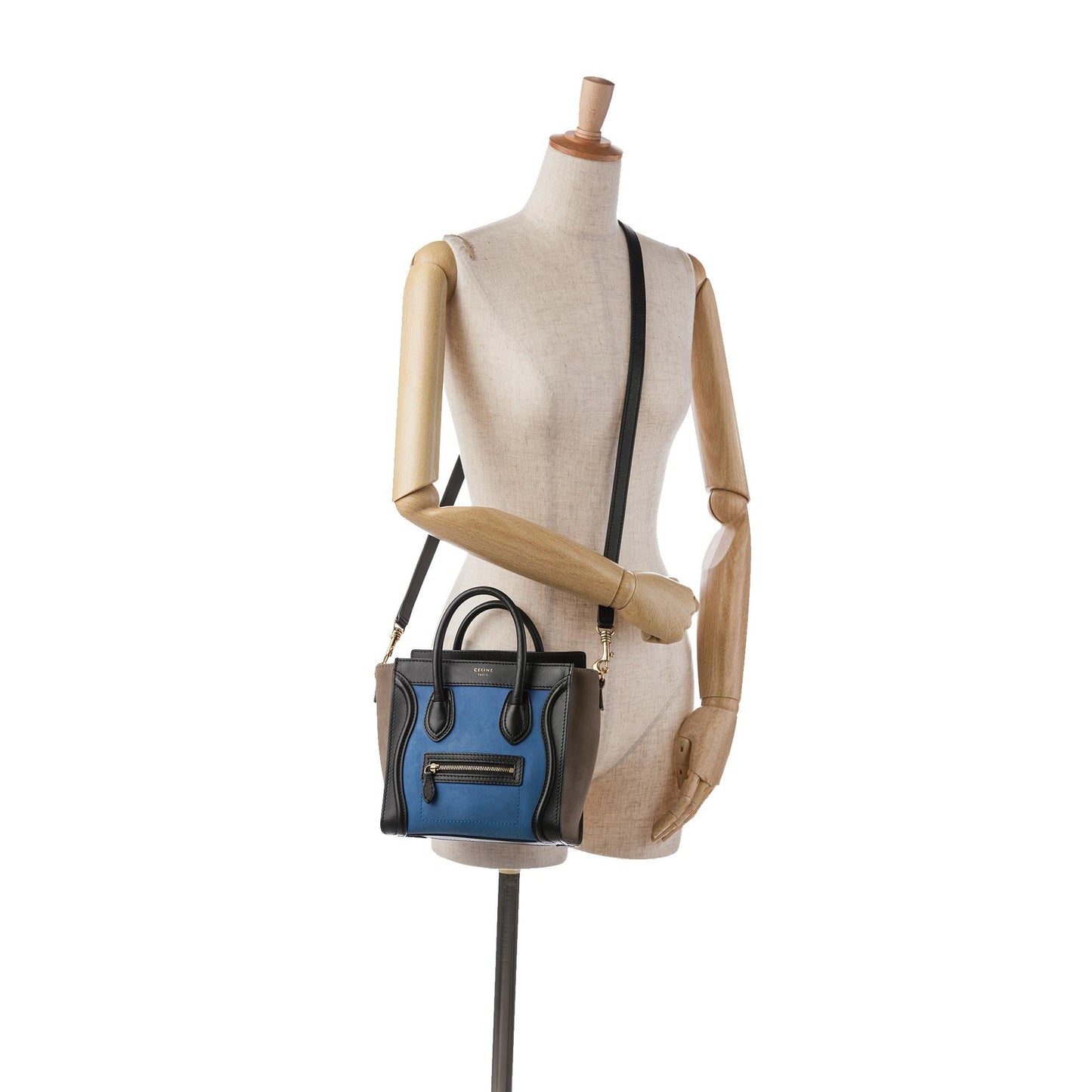 Celine Nano Luggage Tote Tricolor (SHG-LRGEnu)