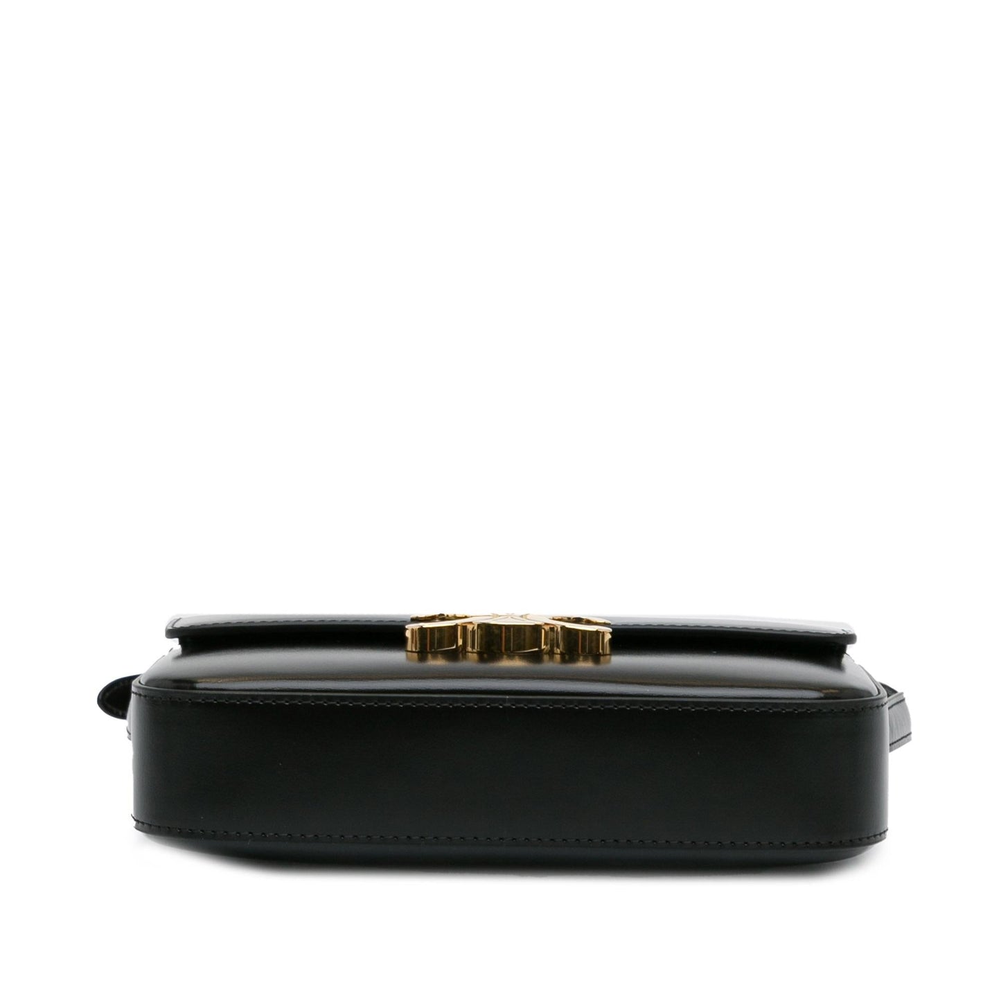 Celine Shiny Calfskin Claude Shoulder Bag (SHG-UEum9T)