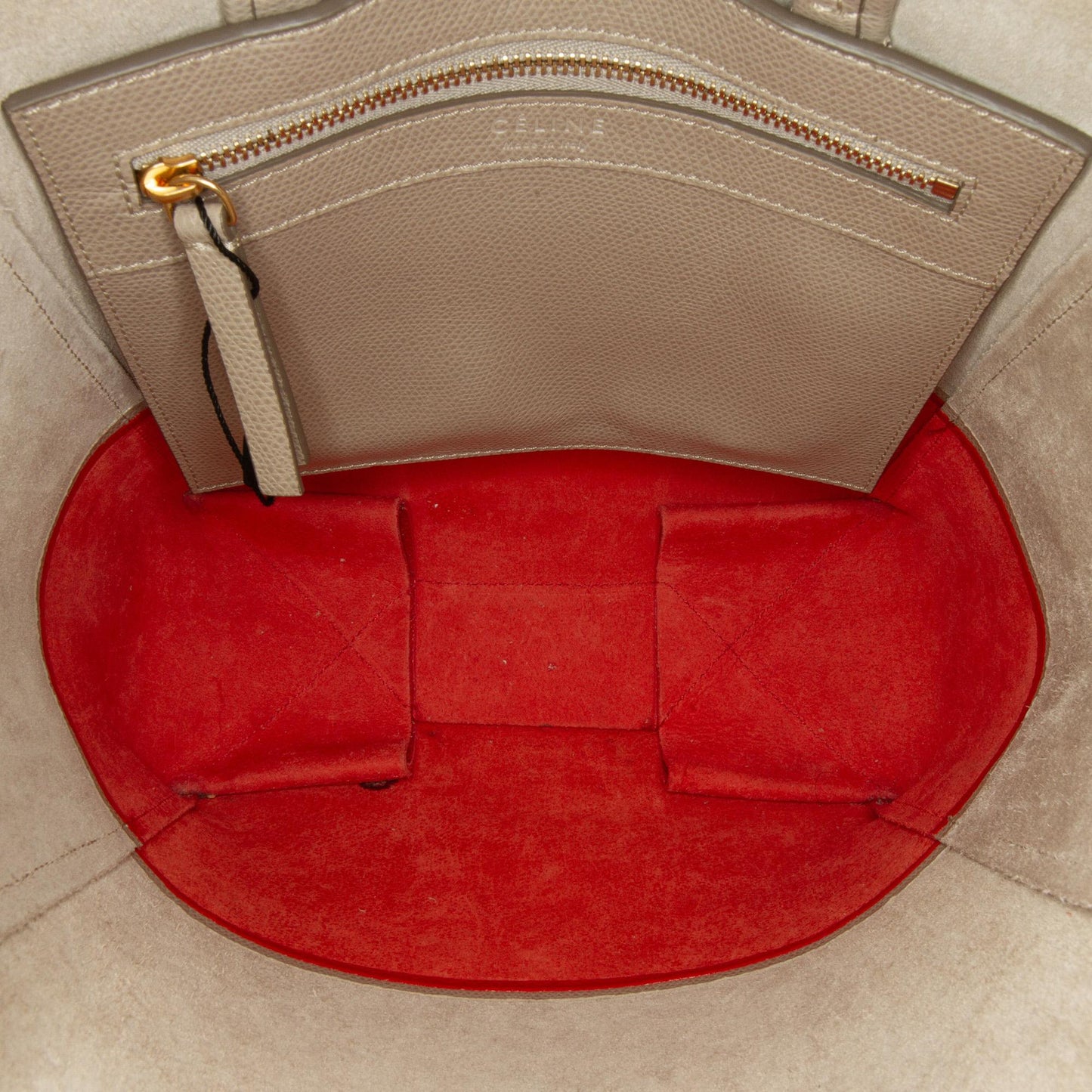 Celine Small Bicolor Vertical Cabas (SHG-EVkU72)