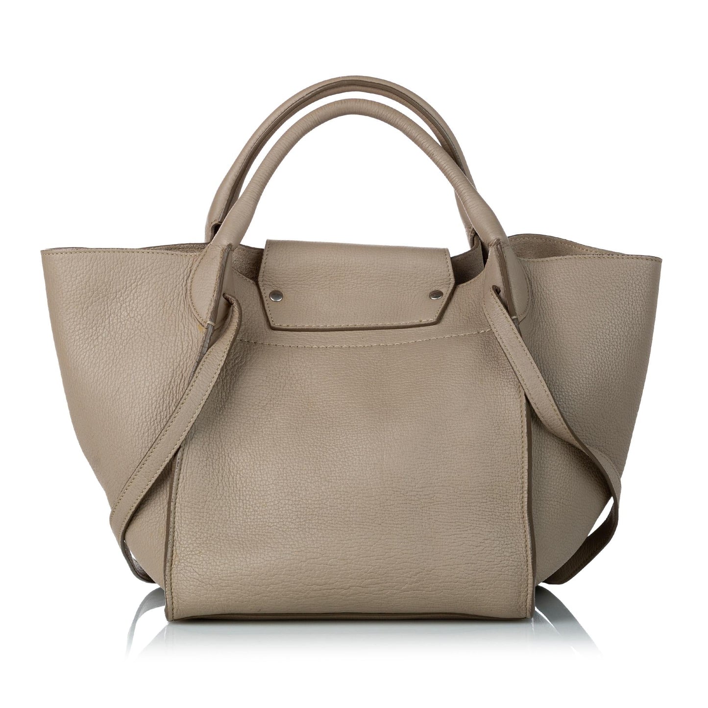 Celine Small Big Leather Satchel (SHG-30524)