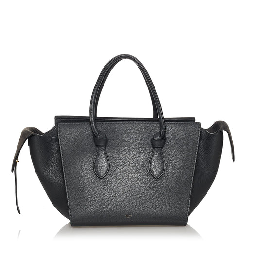 Celine Tie Tote Leather Handbag (SHG-31089)