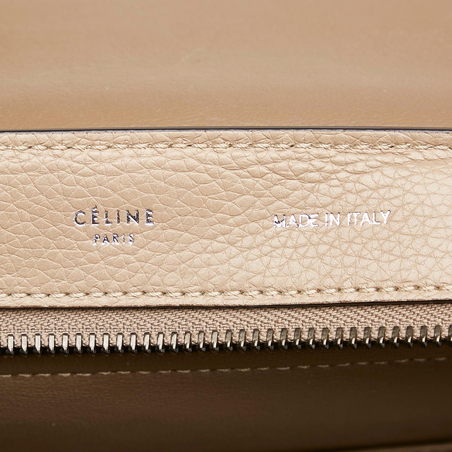 Celine Trapeze Leather Satchel (SHG-28880)