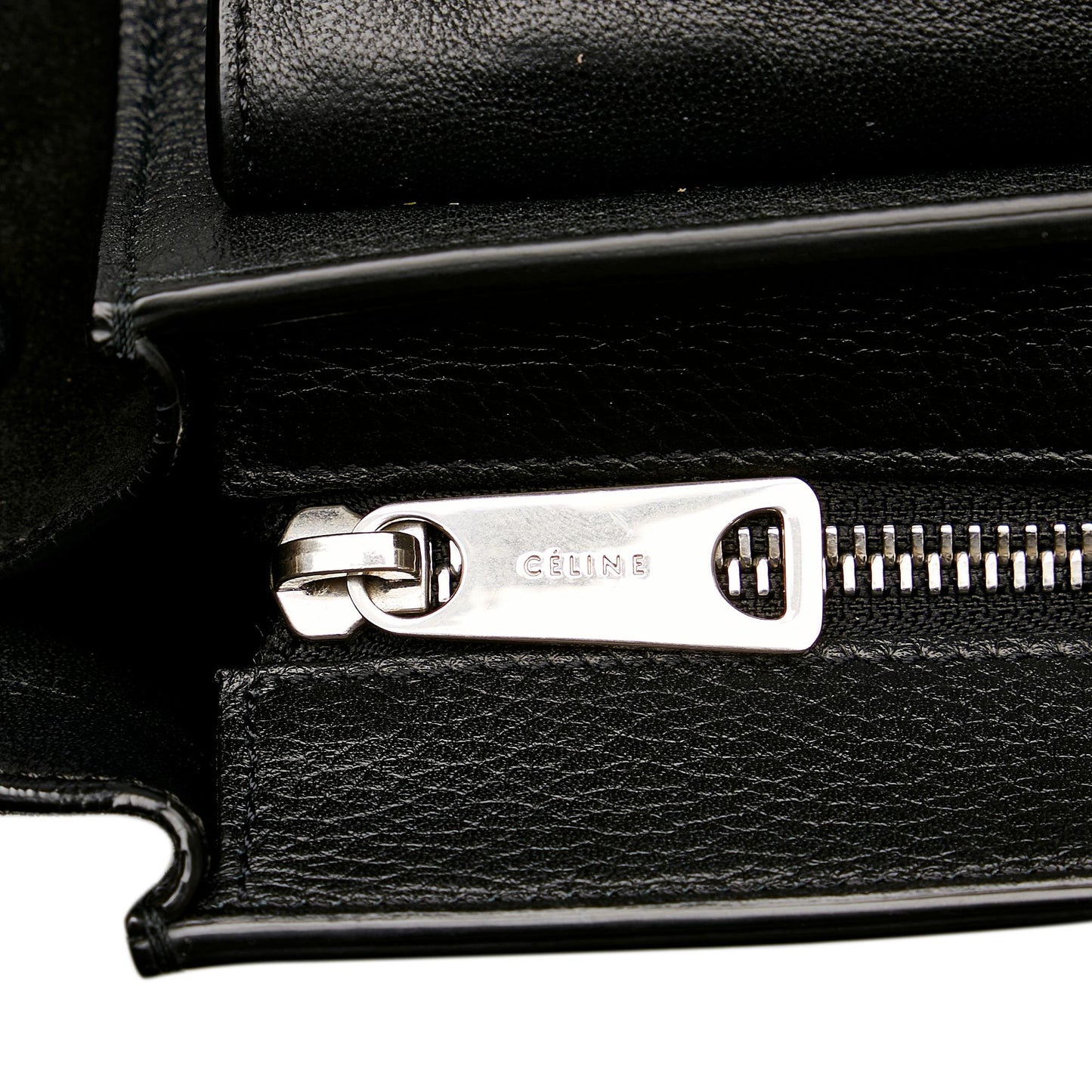 Celine Trapeze Leather Satchel (SHG-30491)