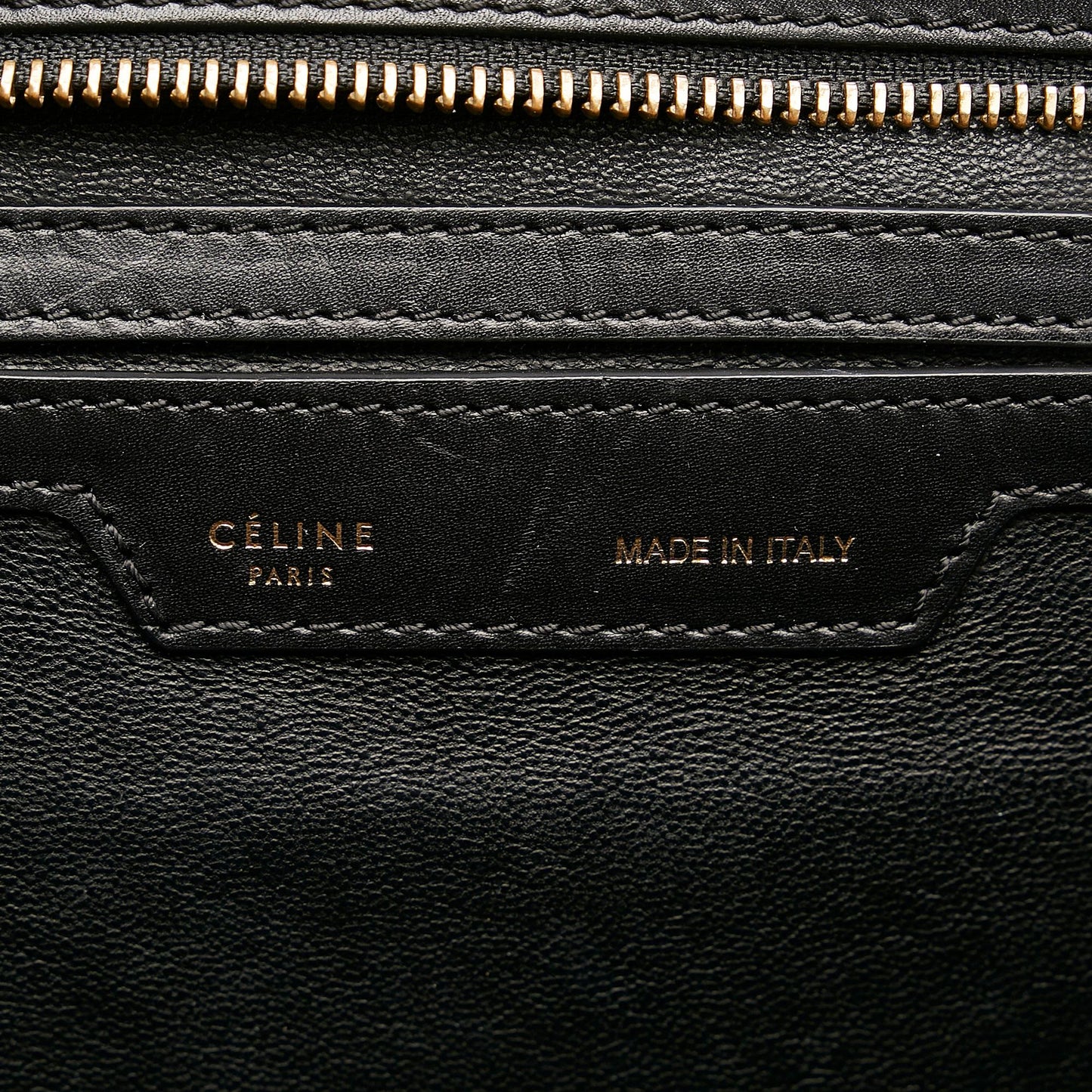 Celine Trapeze Tricolor Leather Satchel (SHG-29489)