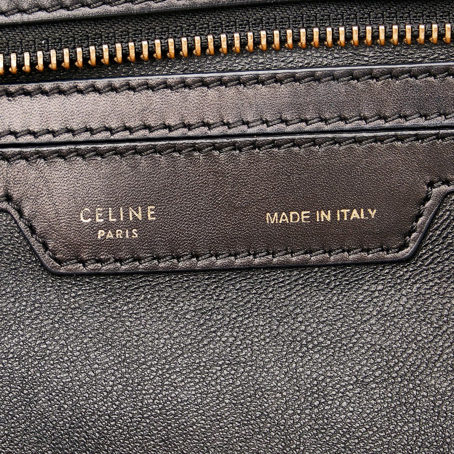 Celine Trapeze Tricolor Leather Satchel (SHG-uaApQA)