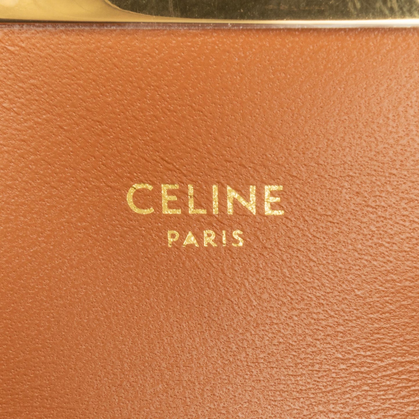 Celine Triomphe Calfskin Claude Shoulder Bag (SHG-bdLDog)